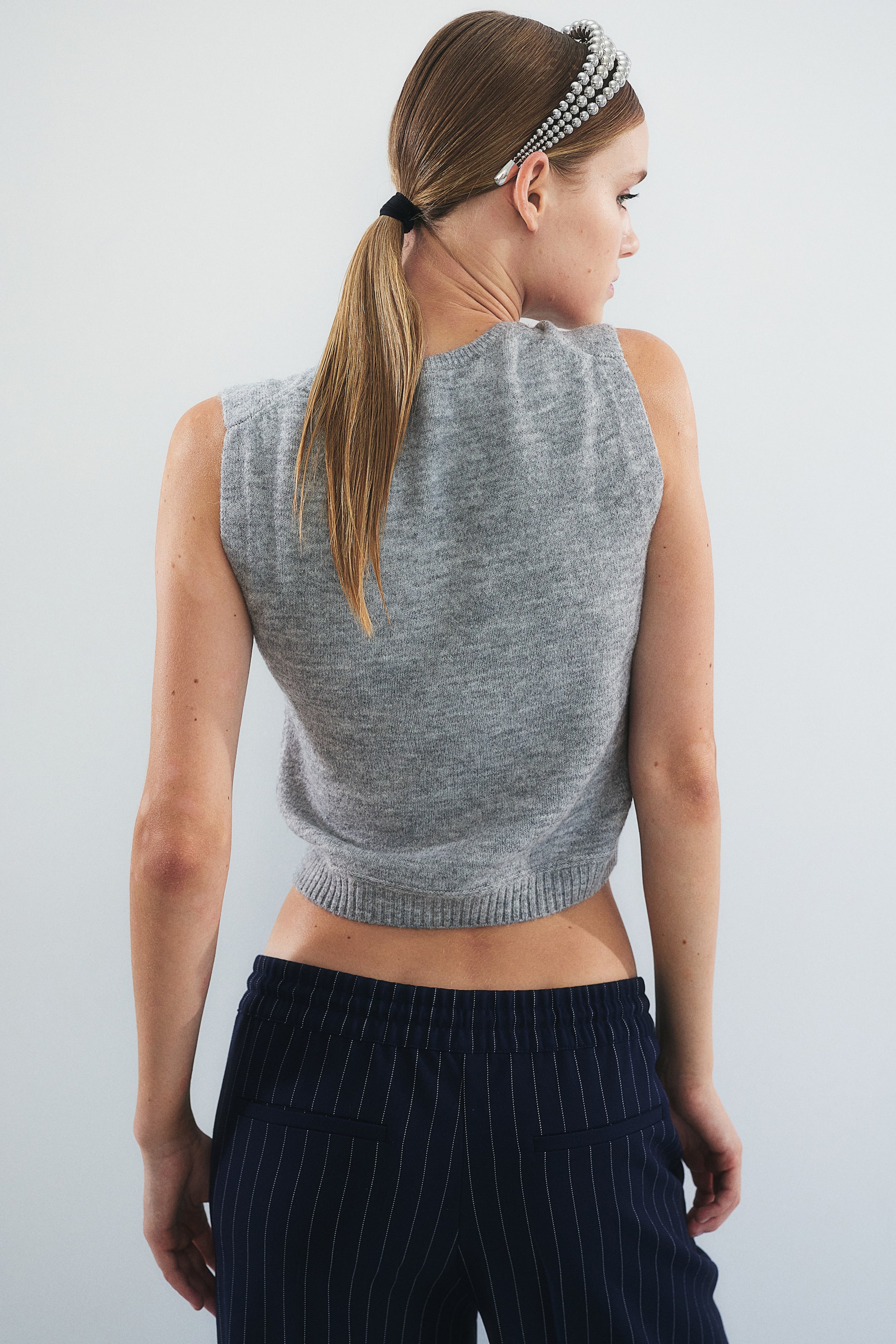 Sweater Vest - Gray melange - Ladies | H&M US