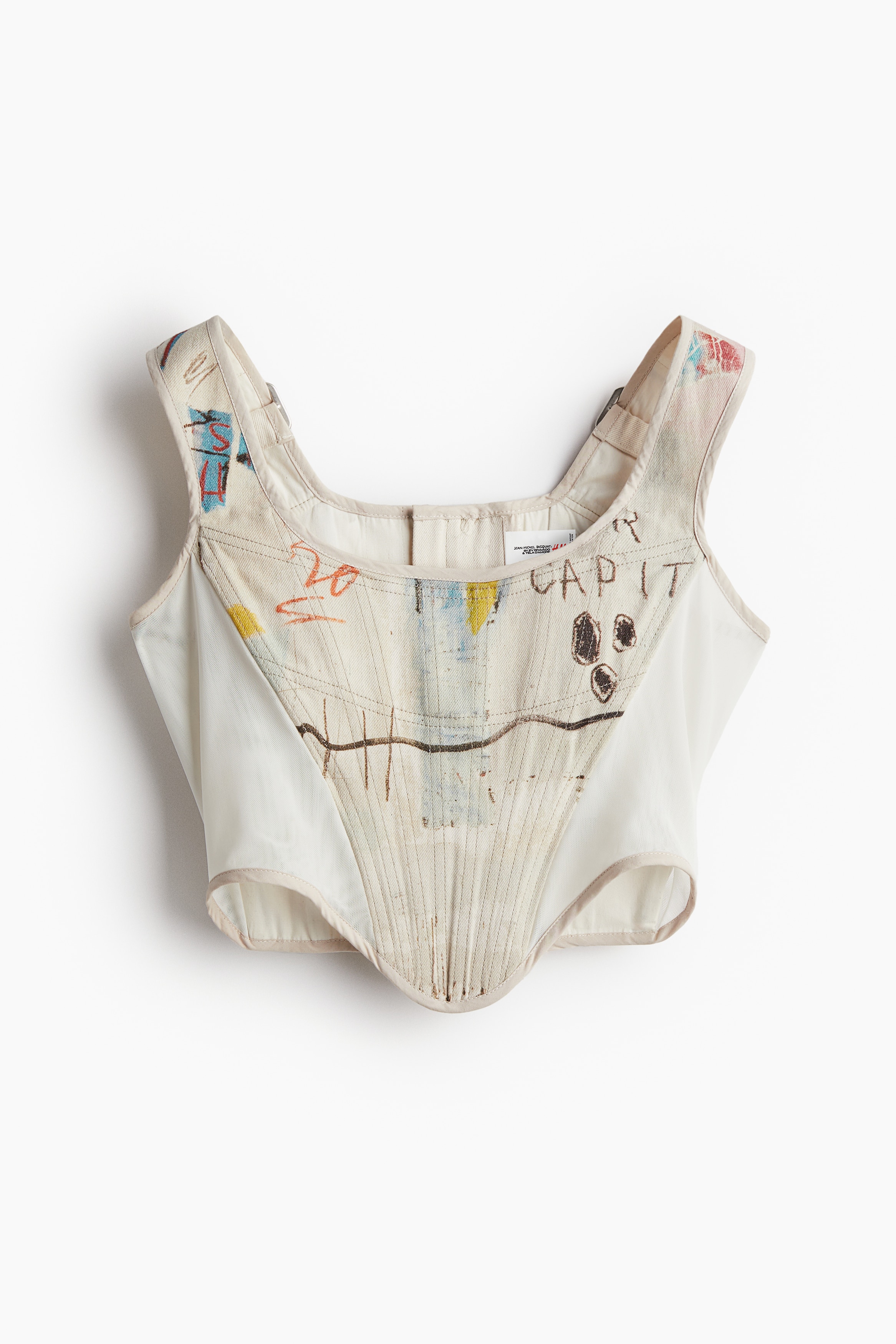 basquiat x  コラボ コルセット 38 basquiat x h&m コラボ コルセット 38