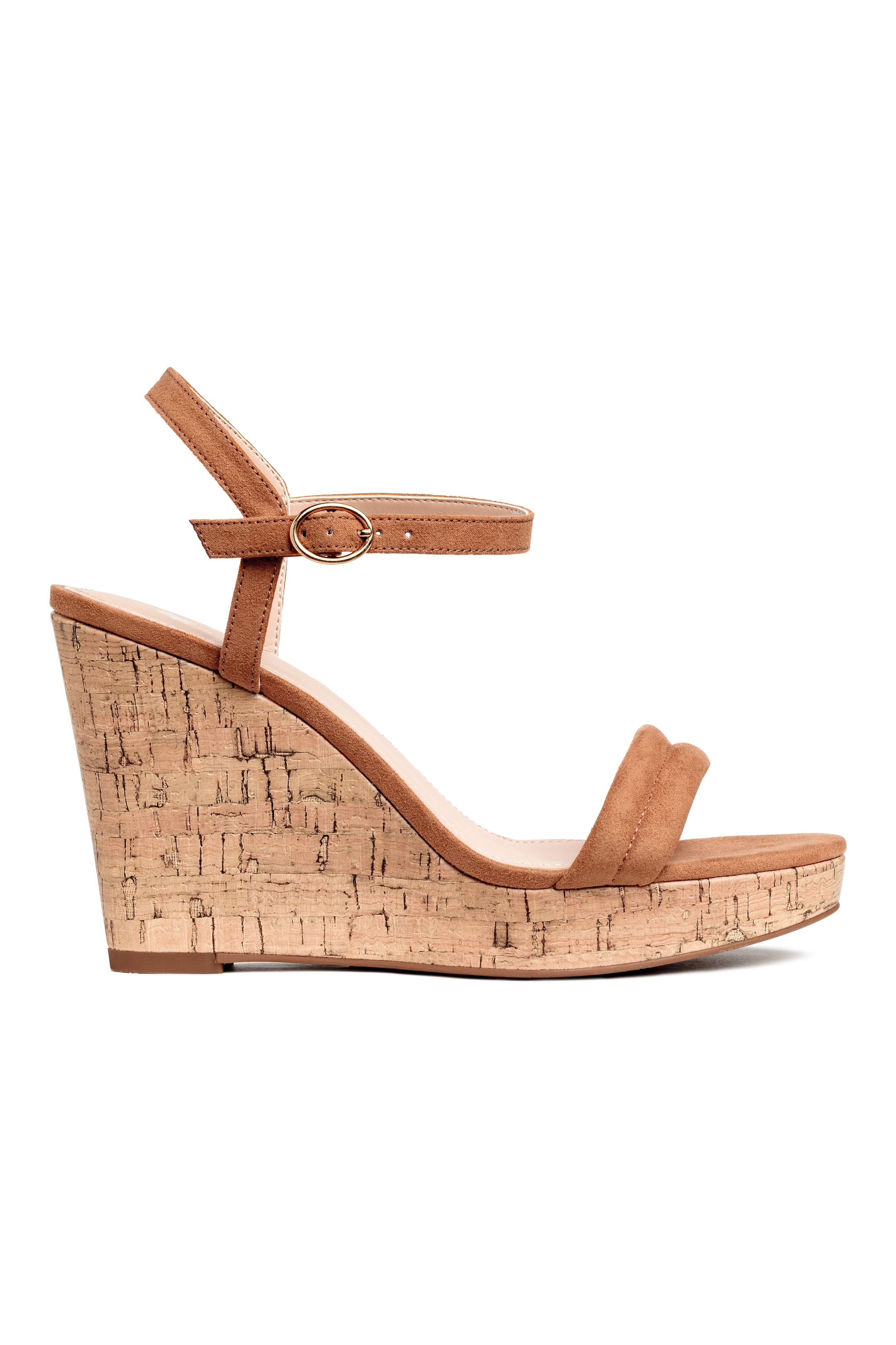 View larger image: Wedge-heel sandals - Light brown - Ladies | H&M GB 1
