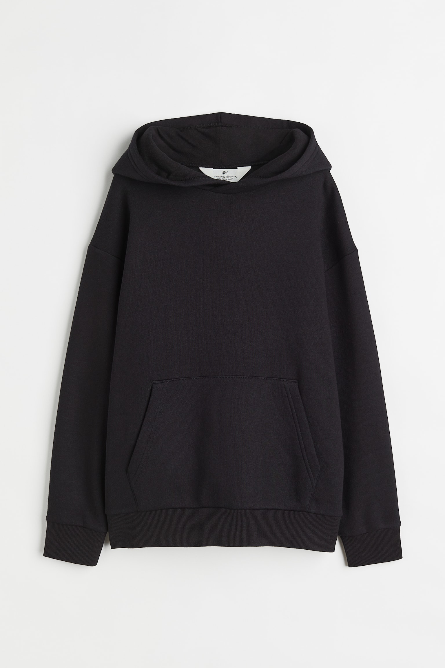 Oversized Hoodie - Black - 1