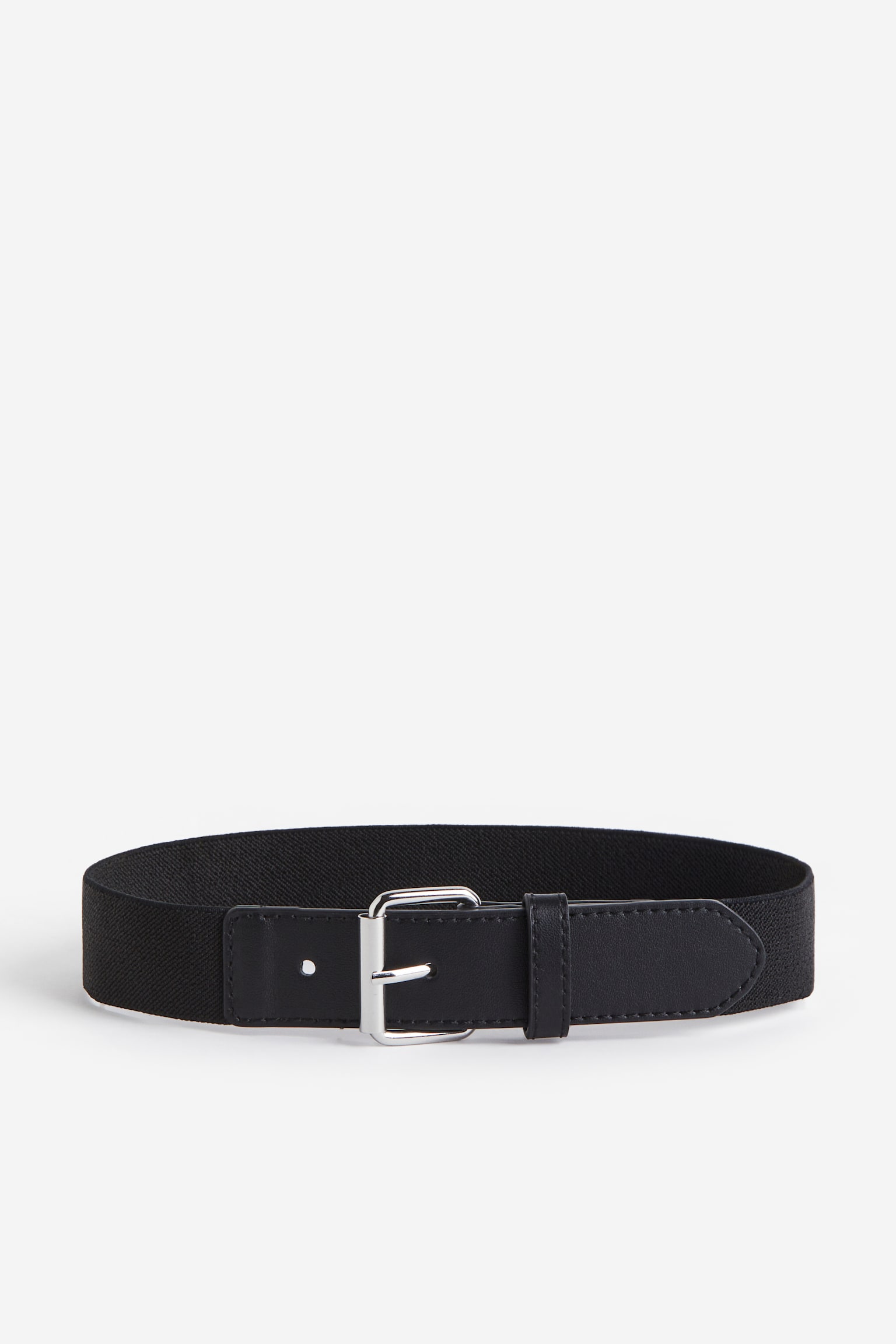 Elasticated belt - Black/Navy blue - 1