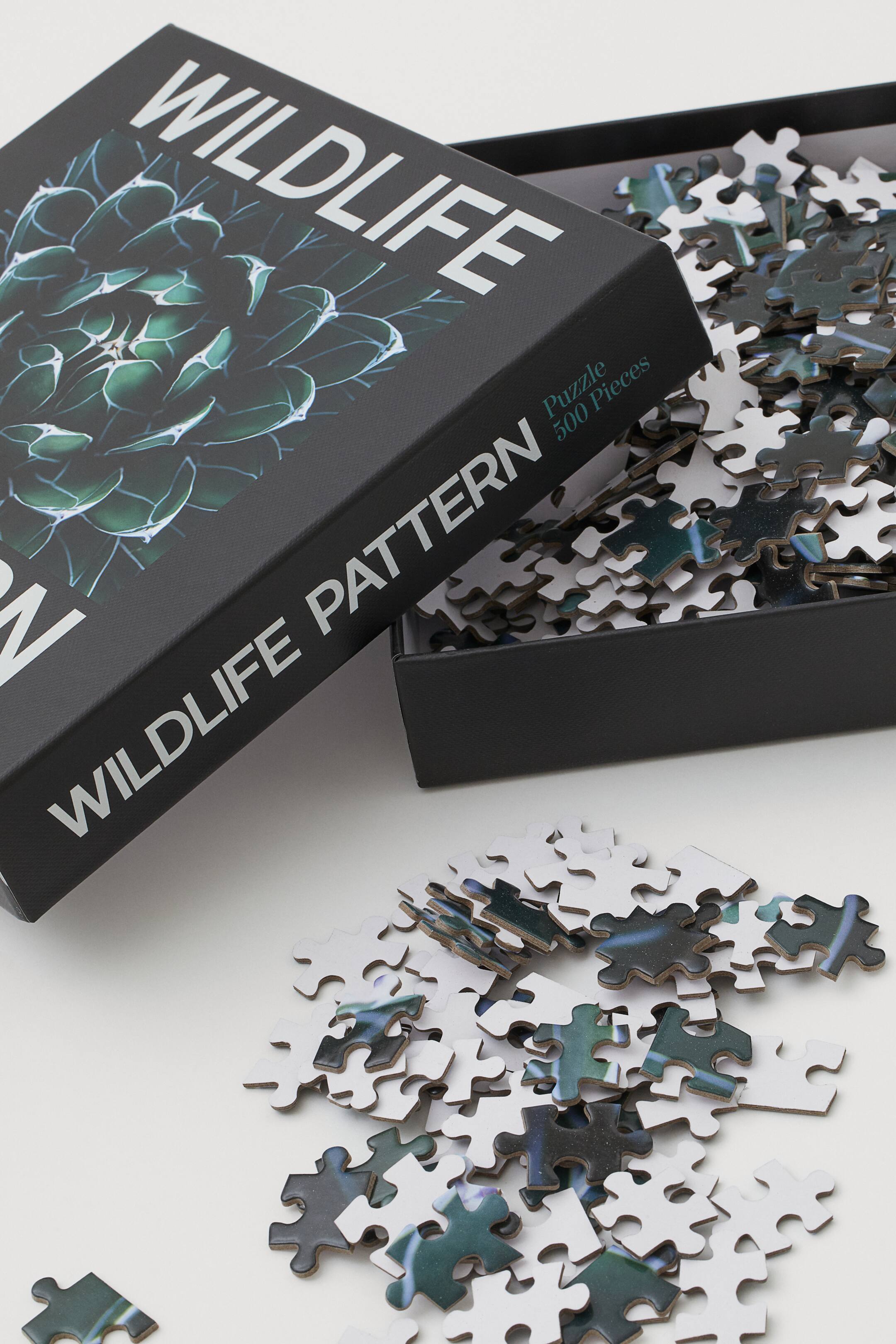 Puslespil 500 brikker - Sort/Plante - Home All | H&M DK