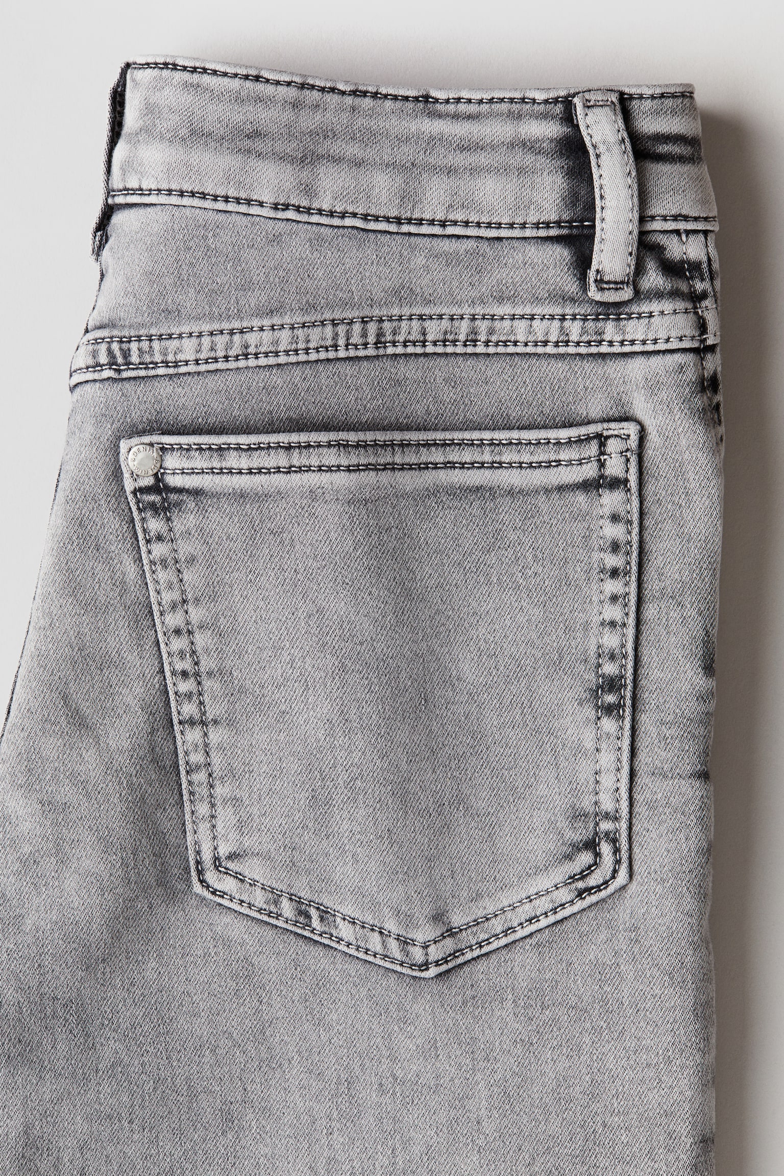 Relaxed Tapered Fit Jeans - Light grey/Dark denim blue - 3