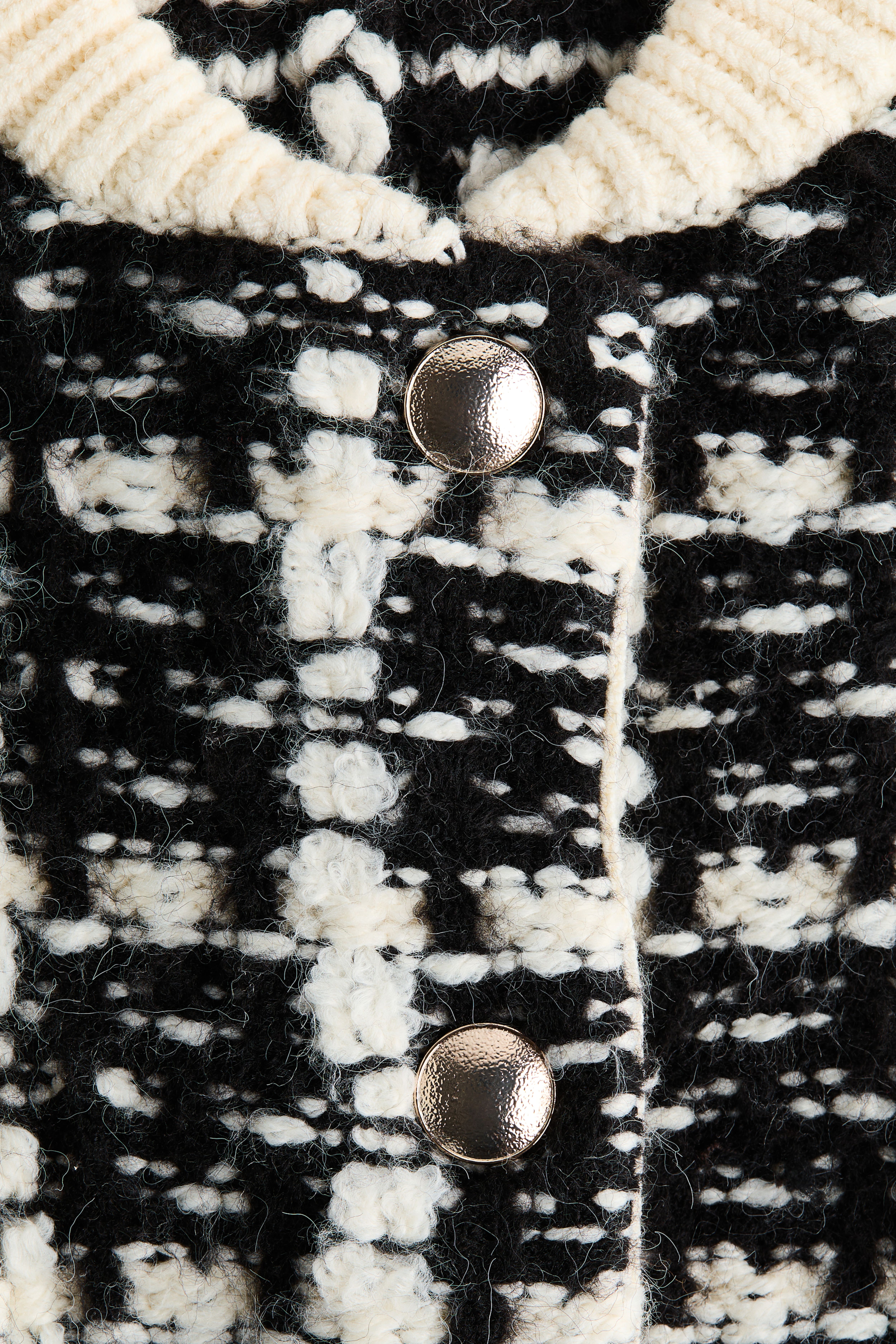 Gilet ample en tricot bouclé