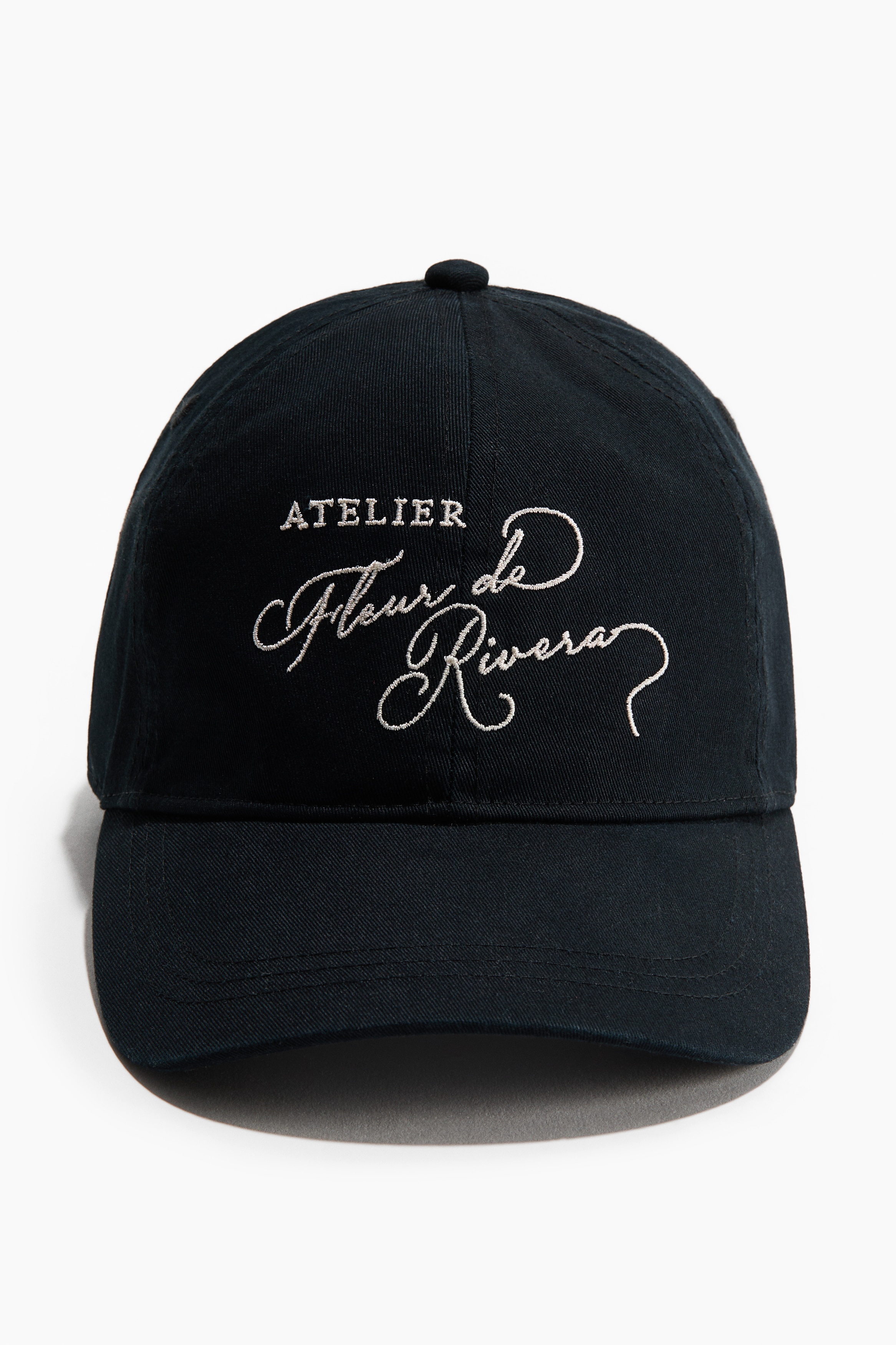 Gorra de sarga con motivo bordado - Negro/Atelier Fleur de Rivera/Azul denim oscuro/Atelier/Marrón oscuro/Capri/Beige claro/Capri/Azul oscuro/Running Club/Beige/Running Club/Beige/Rowing Club/Blanco/Tribeca/Verde oscuro/Chicago