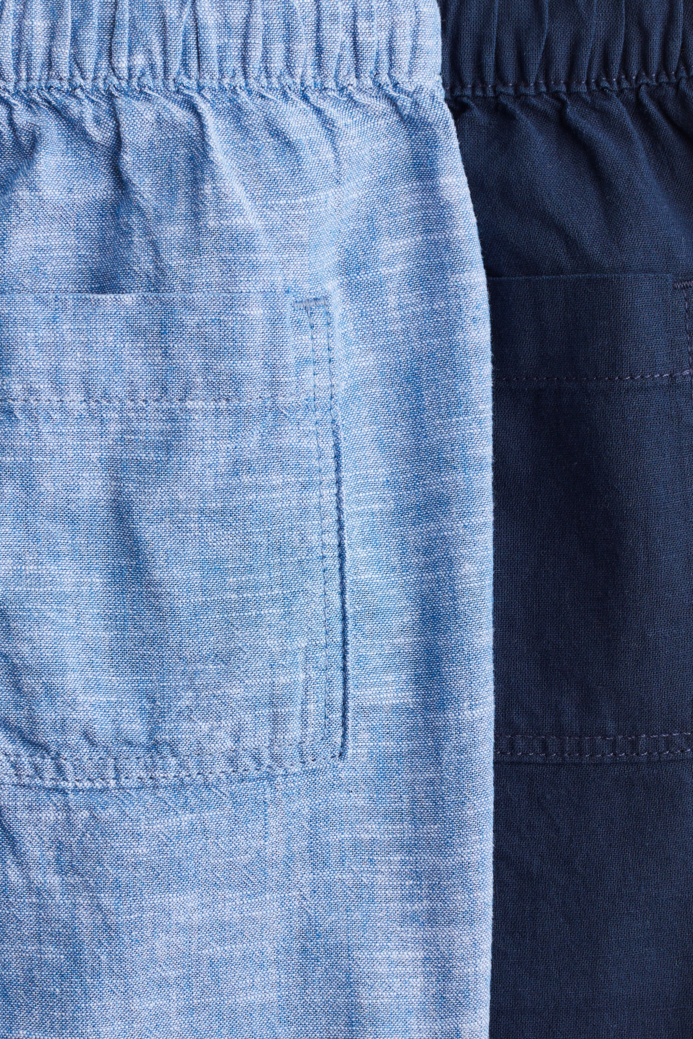 2-Pack Linen-Blend Shorts