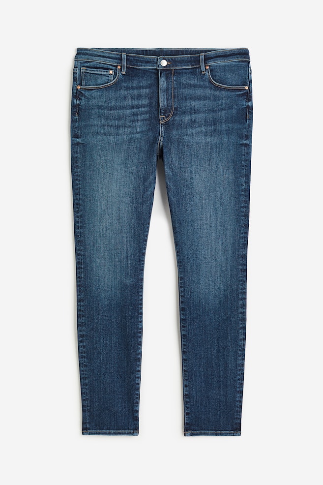 H&M+ Shaping High Ankle Jeans - Mörk denimblå/Mörk denimblå/Ljus denimblå - 2