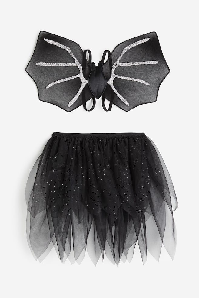 Bat costume - Black/Bat wings - 1