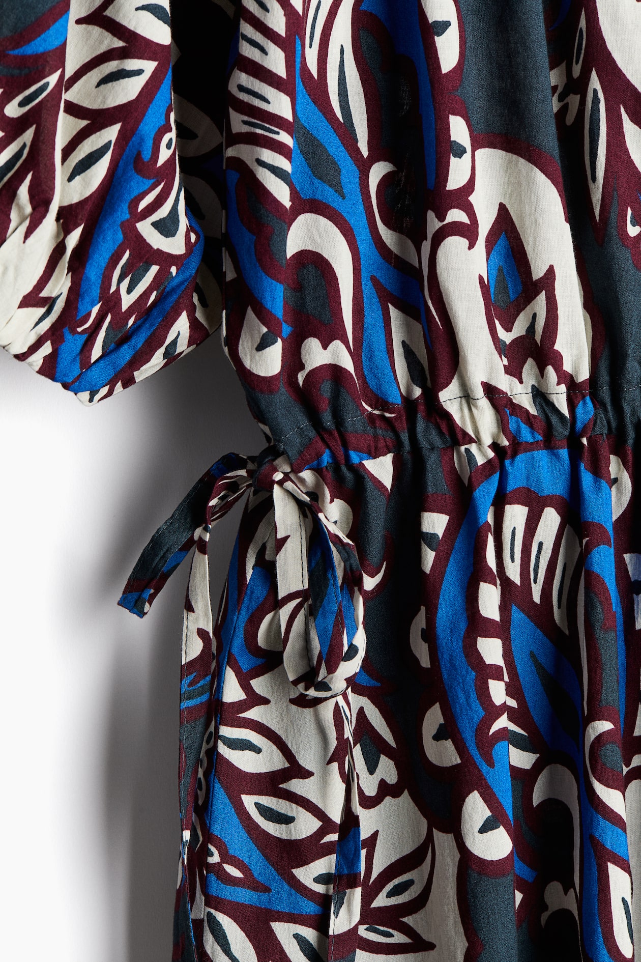 Drawstring-waist Cotton Dress - image 2