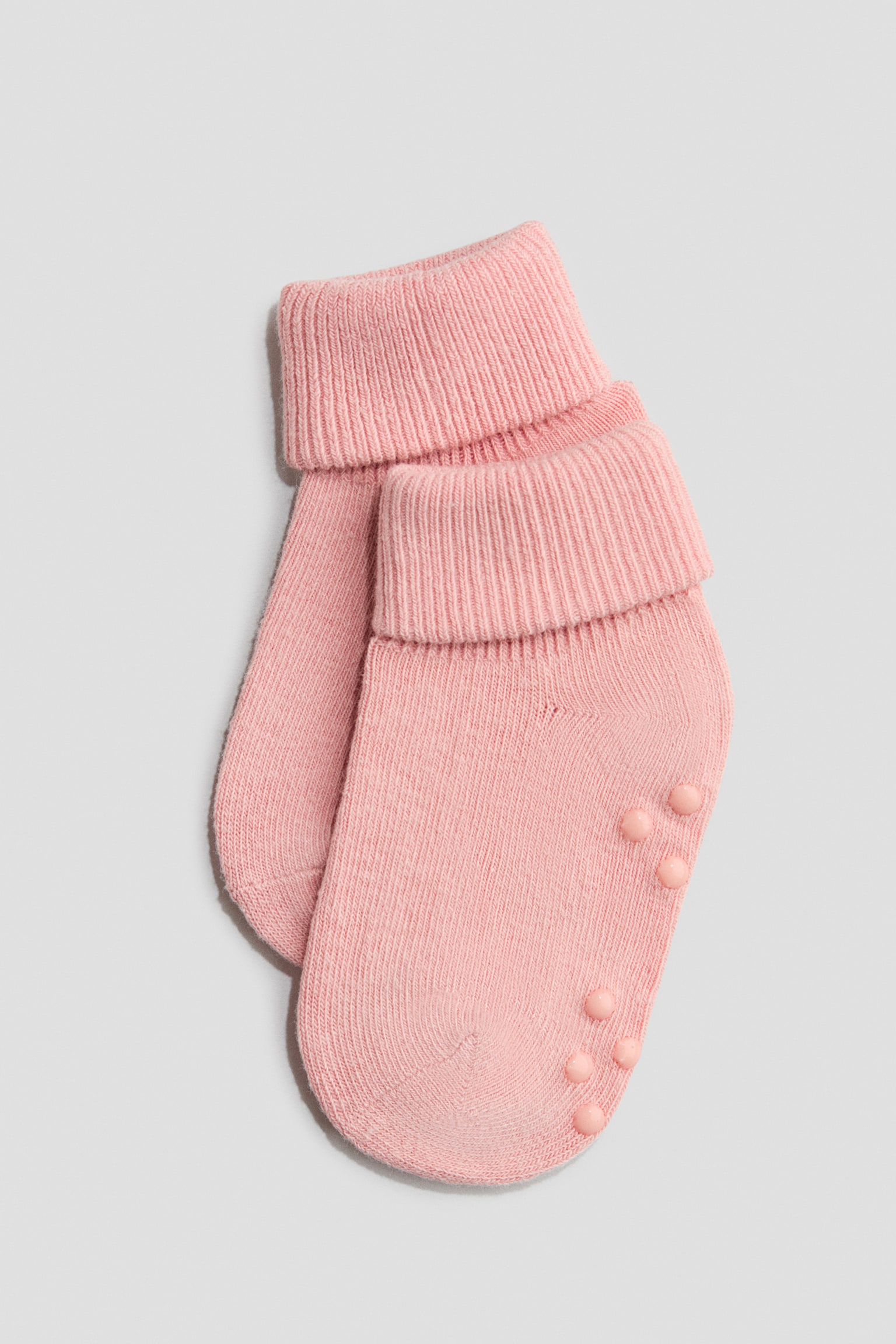 5 чифта чорапи - Розов/Бял/Бежов меланж/Кафяв/Бял/Сиво-син/Тъмносив - 3