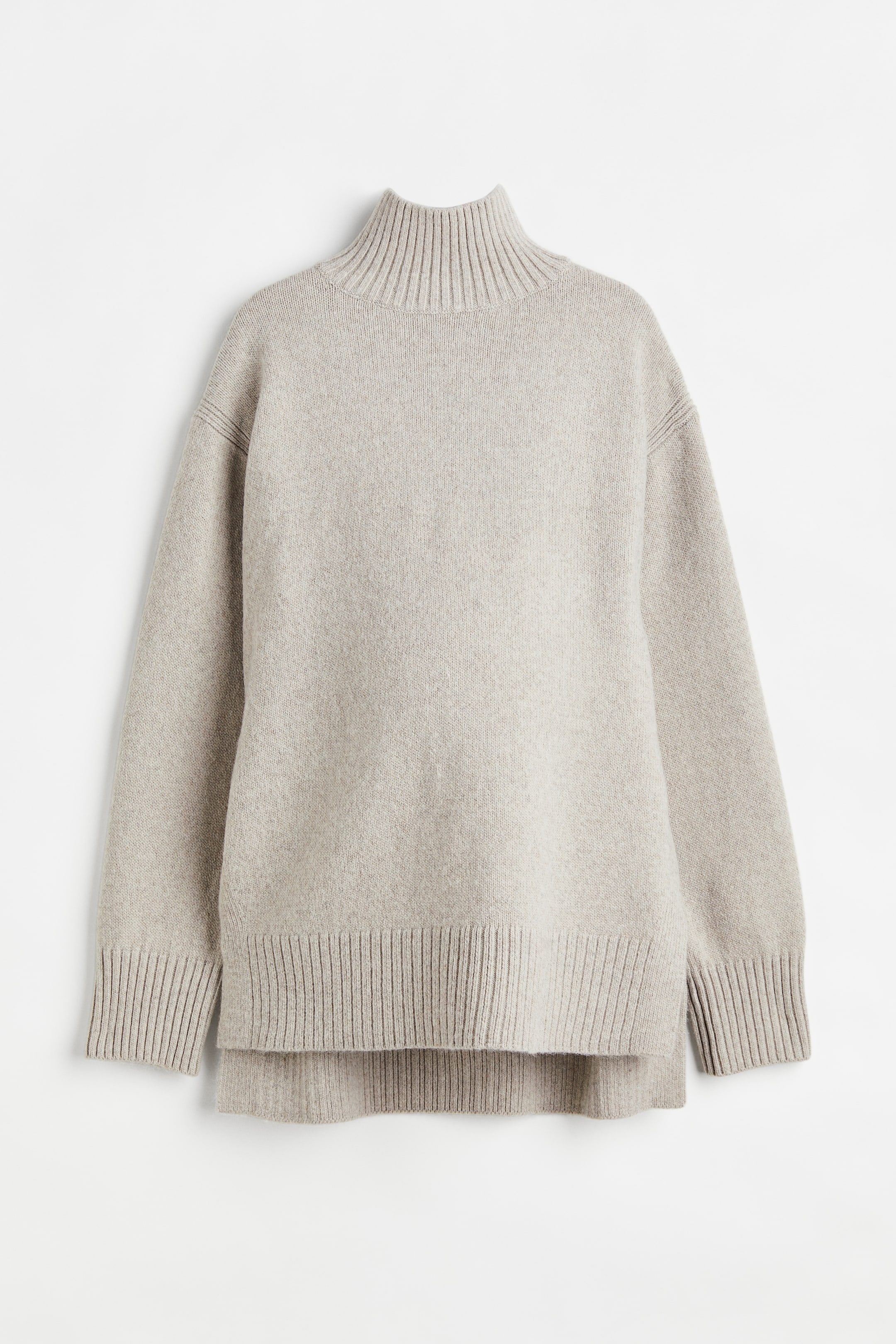 View larger image: MAMA Polo-neck jumper - Light beige - Ladies | H&M 1