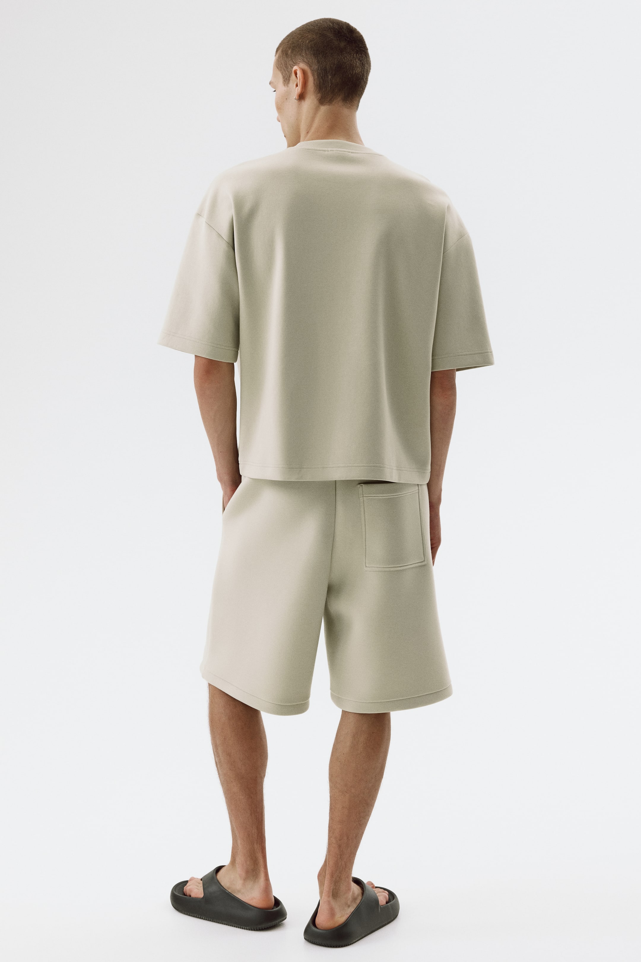 Oversized-Fit Scuba T-Shirt