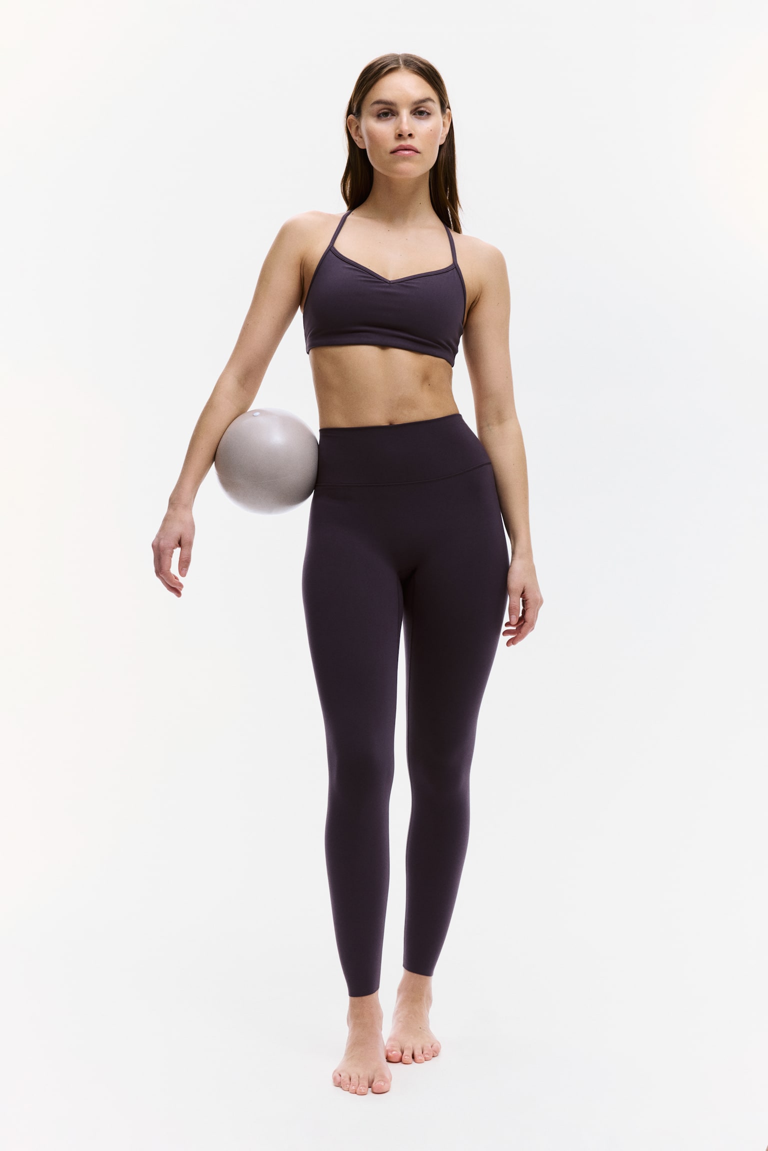 Sportowe legginsy SoftMove™ - Śliwkowofioletowy/Czarny/Brązowy/Czekoladowa śliwka/Ciemnoszary/Pastelowy róż/Jasnobordowy/Oliwkowozielony/Antyczny róż/Granatowy/Jasnomorelowy/Amazonitowy błękit/Ciemnobrązowy/Ciemnoszary/Truflowoszary/Ciemnobeżowy/Delikatny róż/Kremowożółty/Jasnoliliowy/Jasny szarobeżowy/Kremowy/Ciemnoszary/Sztormowy błękit/Jasny burgundowy/Bakłażanowy fiolet/Jasnoróżowy - 2