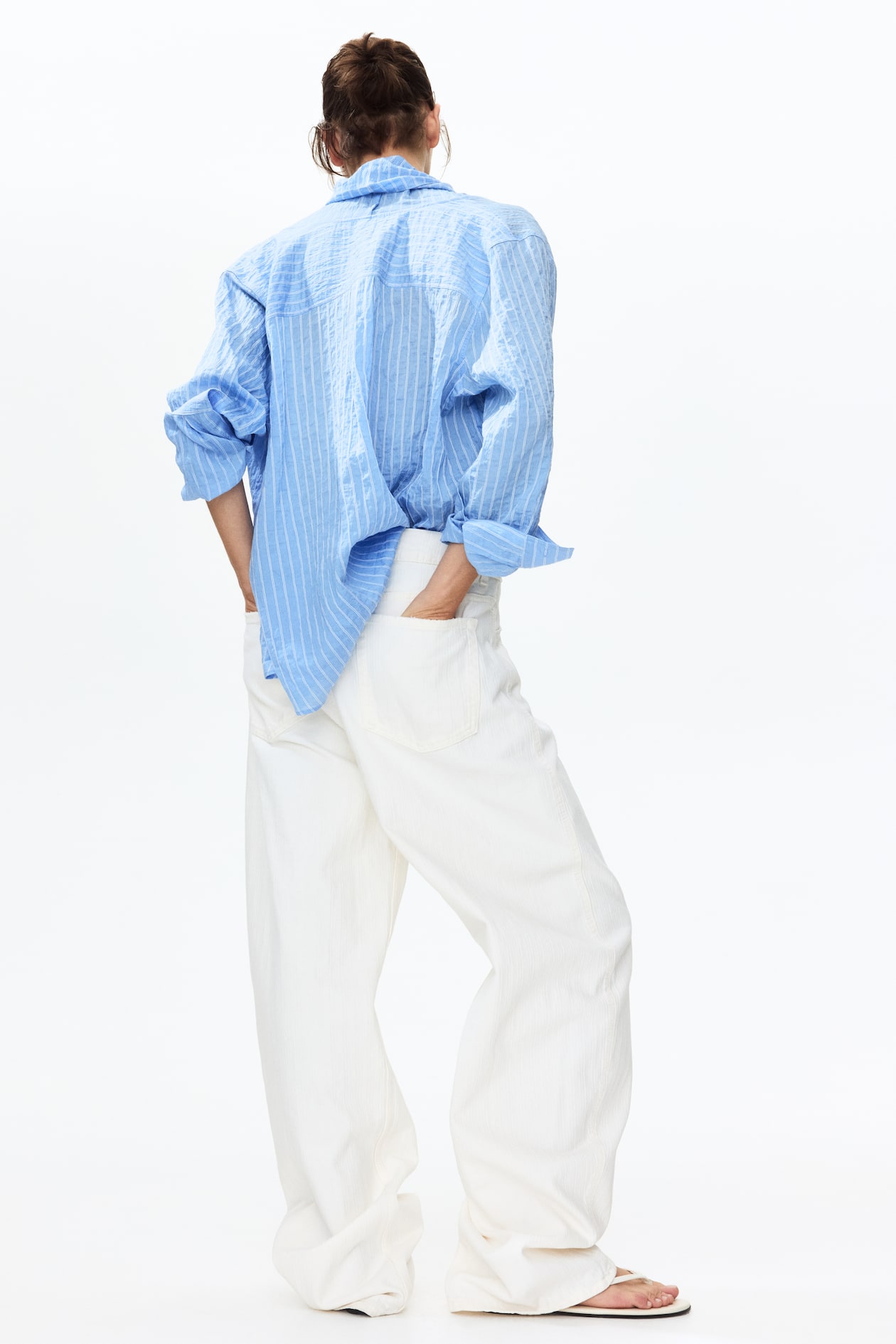 Scarf-Collar Shirt - image 2