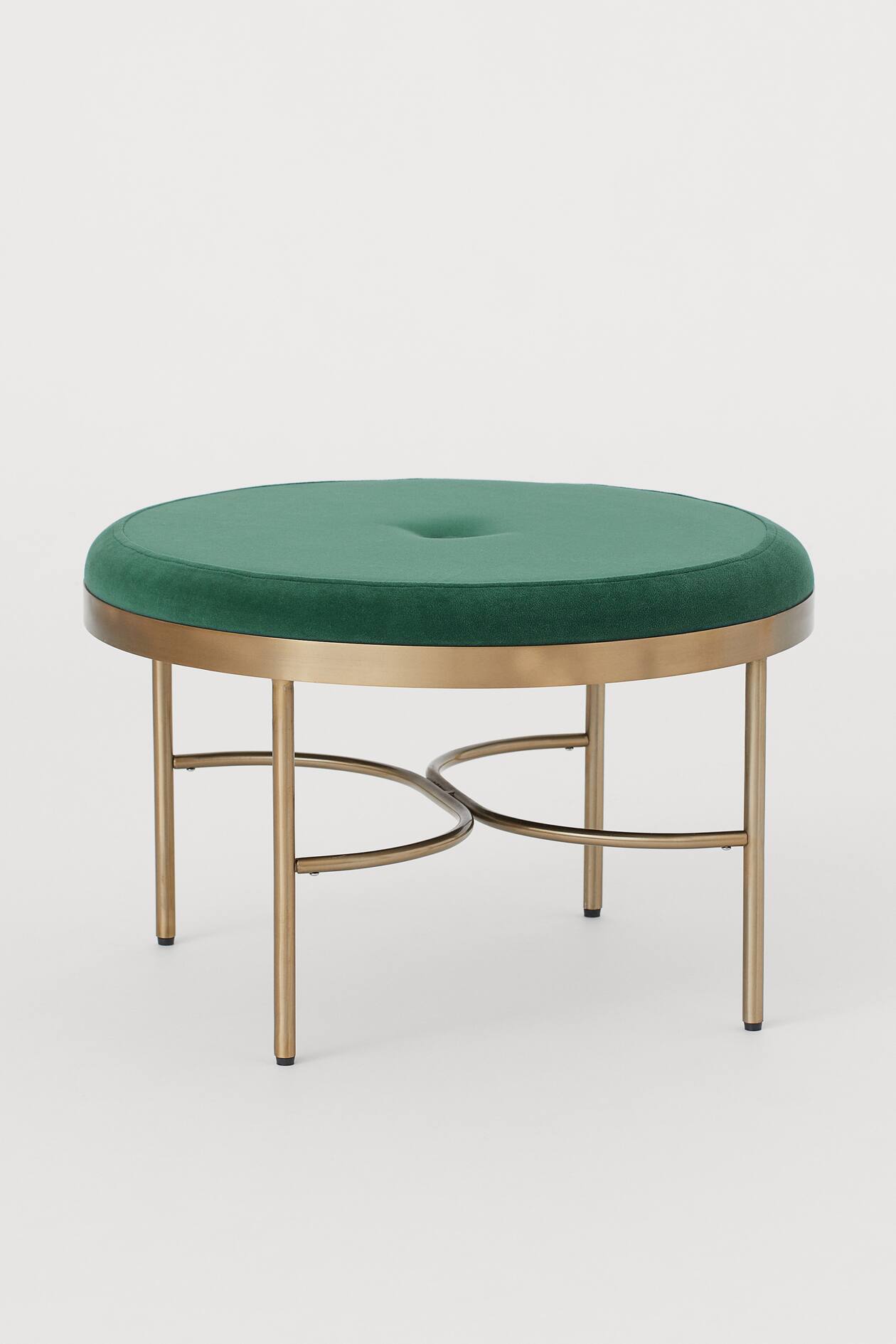 Rund pall i metall - Mörkgrön/Guld - Home All | H&M SE