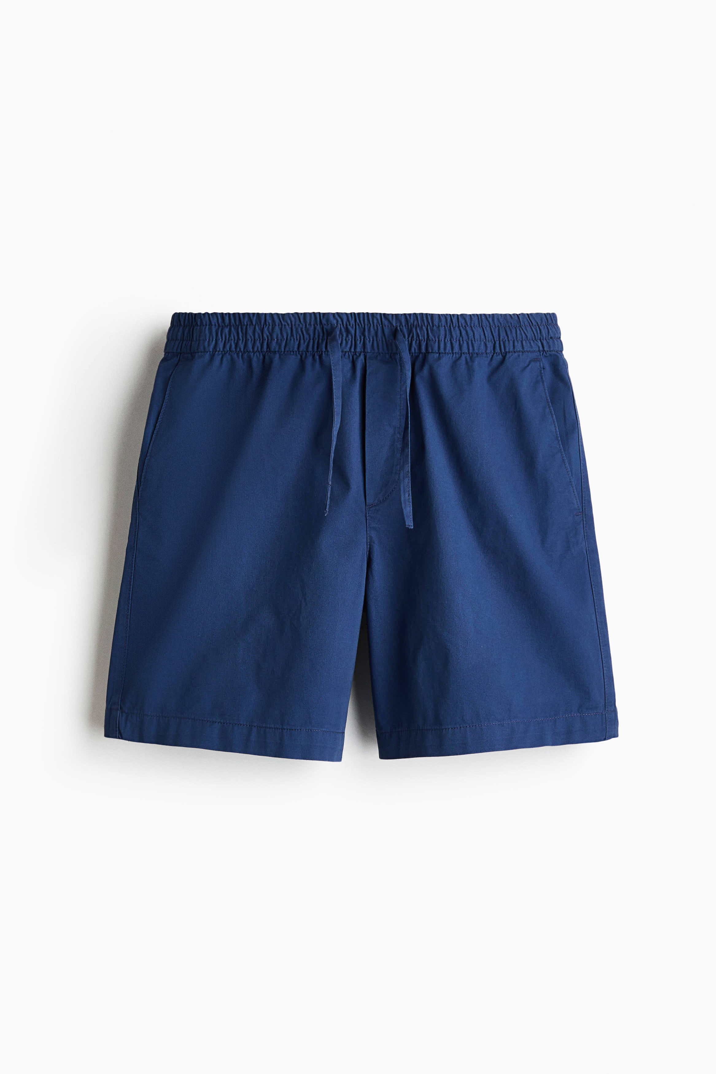 Pamučni šorts Relaxed Fit - Tamnoplava/Kaki zelena/Tamnobež/Crna/Bela/Tamnosmeđa