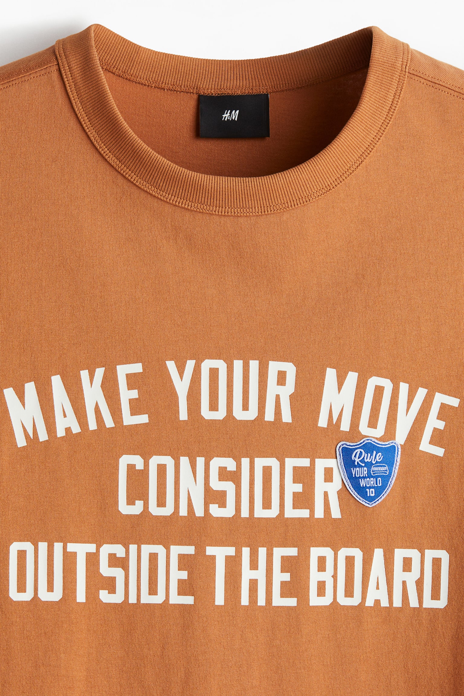 Áo thun Loose Fit - Màu cam/Make Your Move - 7