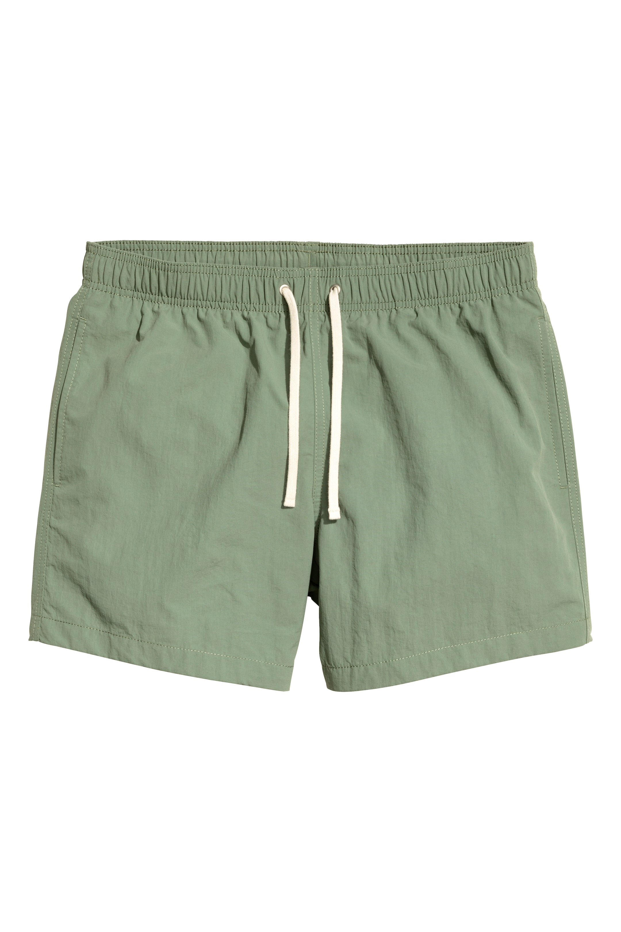 View larger image: Short swim shorts - Khaki green - Men | H&M GB 1