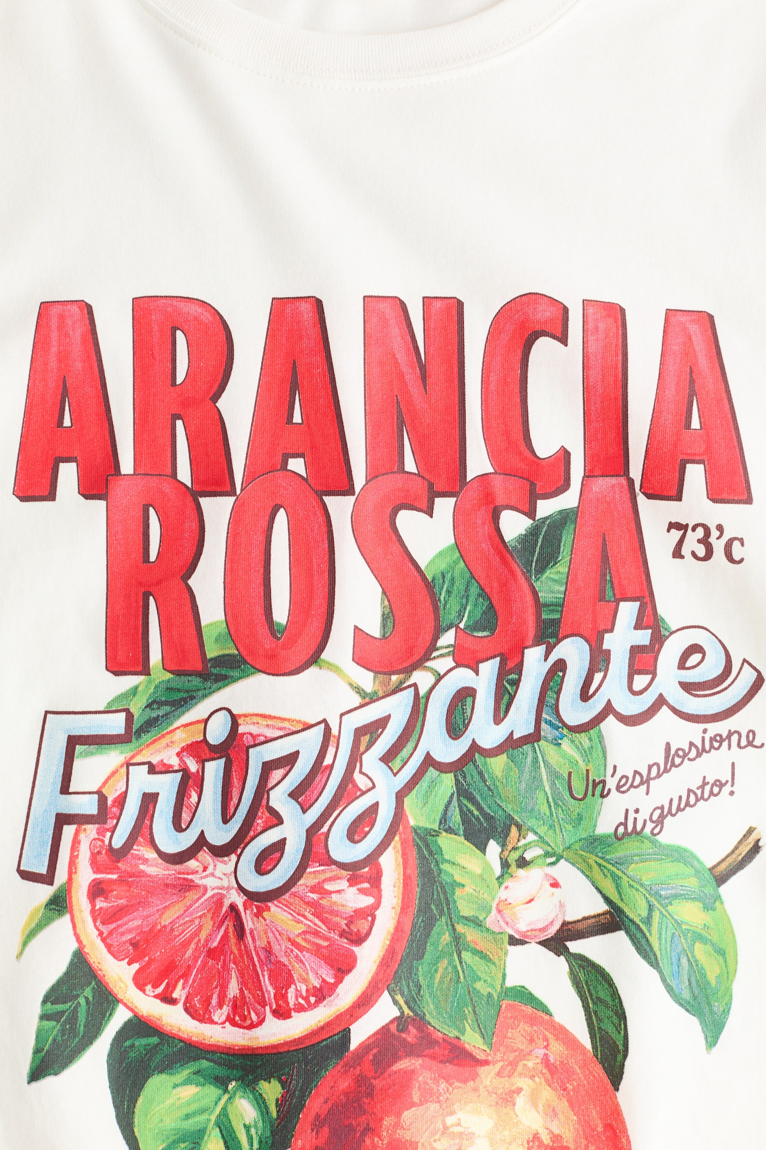 Printed T-shirt - White/Arancia Rossa/Dark brown/Simplicité/White/Beauté - 4