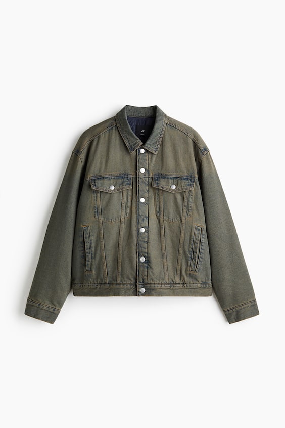 Мужские куртки H&M Loose-Fit Denim Jacket