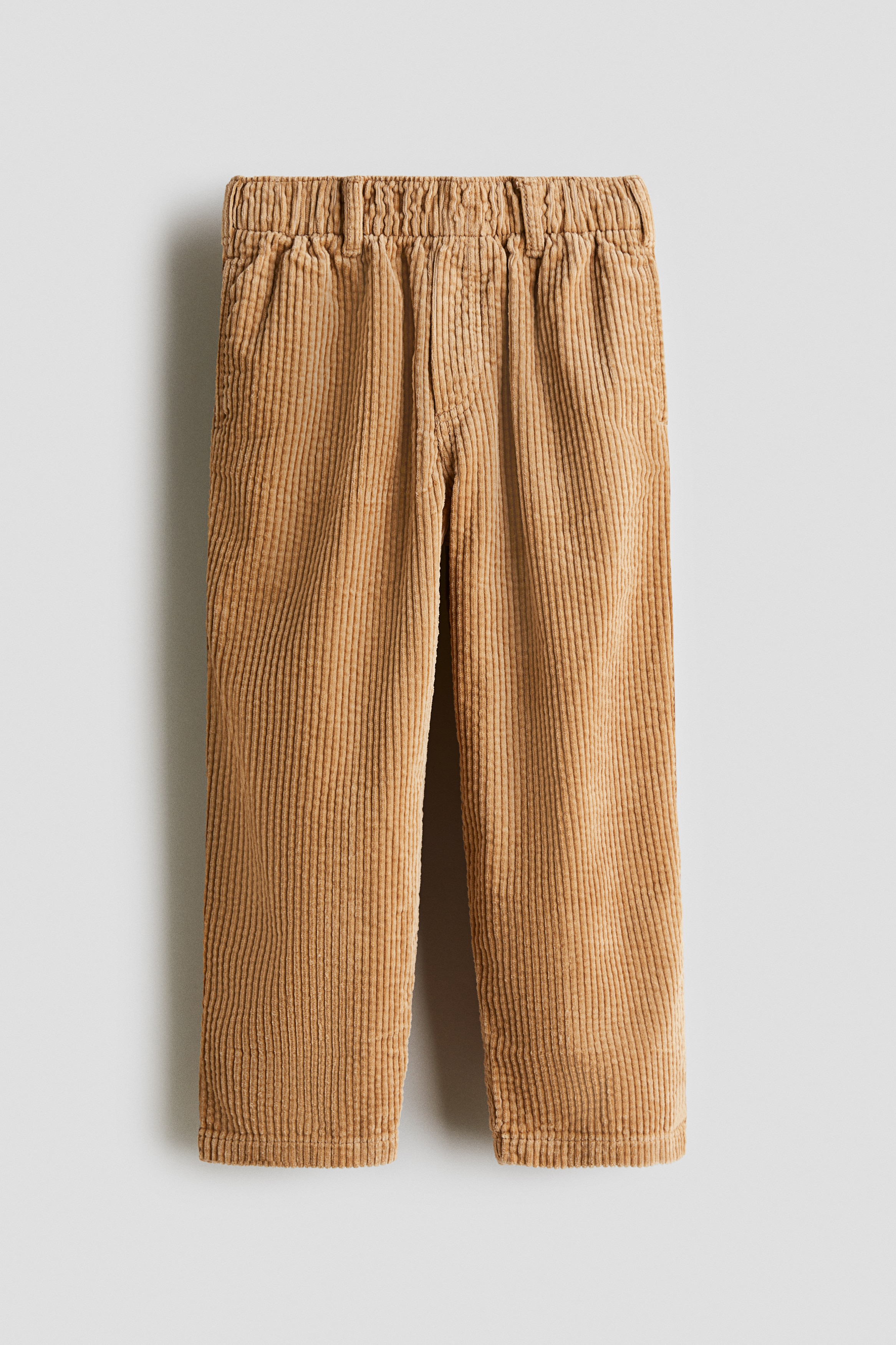 Cotton corduroy trousers - Beige