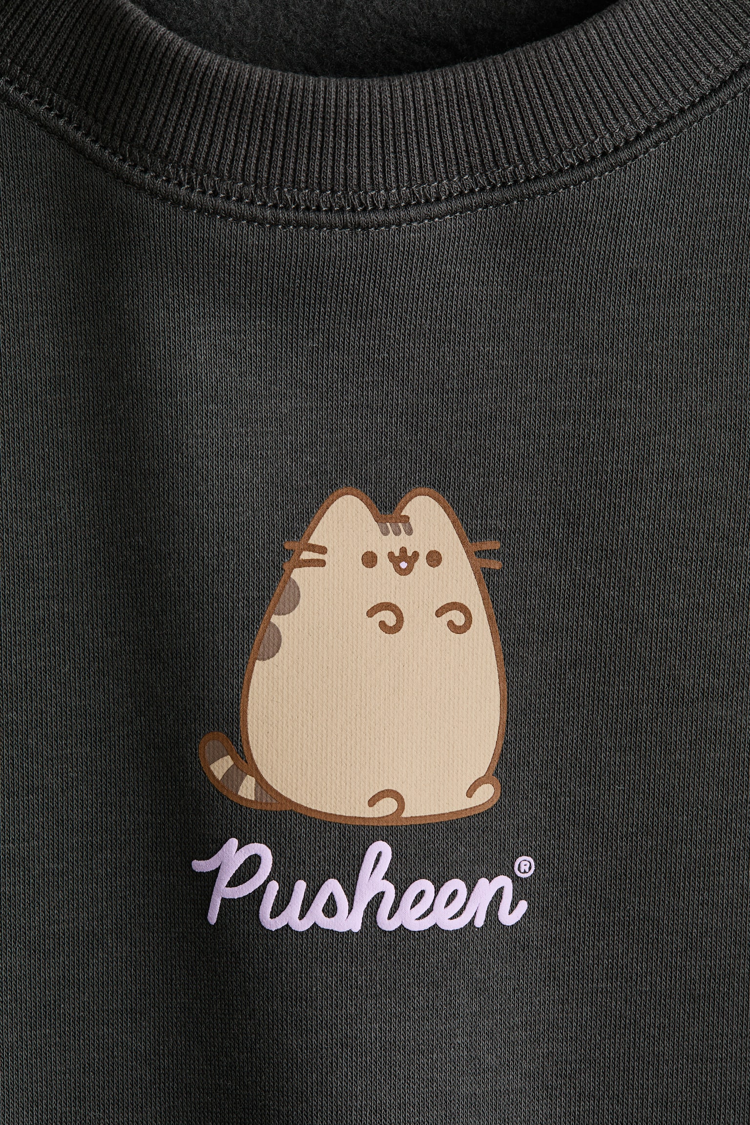 Túlméretezett melegítőfelső nyomott motívummal - Sötétszürke/Pusheen cica/Hamvastürkiz/Snoopy/Sötétvörös/Harry Potter/Kék/Lilo & Stitch/Krémszínű/Kuromi/Világos rózsaszín/Kuromi/Világosszürke/Kuromi/Sötétszürke/SmileyWorld®/Lila/SmileyWorld®/Szürke/Squishmallows/Világoskék/Cinnamoroll/Sötétszürke/Kuromi/Fehér/Lilo & Stitch/Rózsaszín/Rolling Stones/Light green/SmileyWorld®/Rózsaszín/Miffy - 2