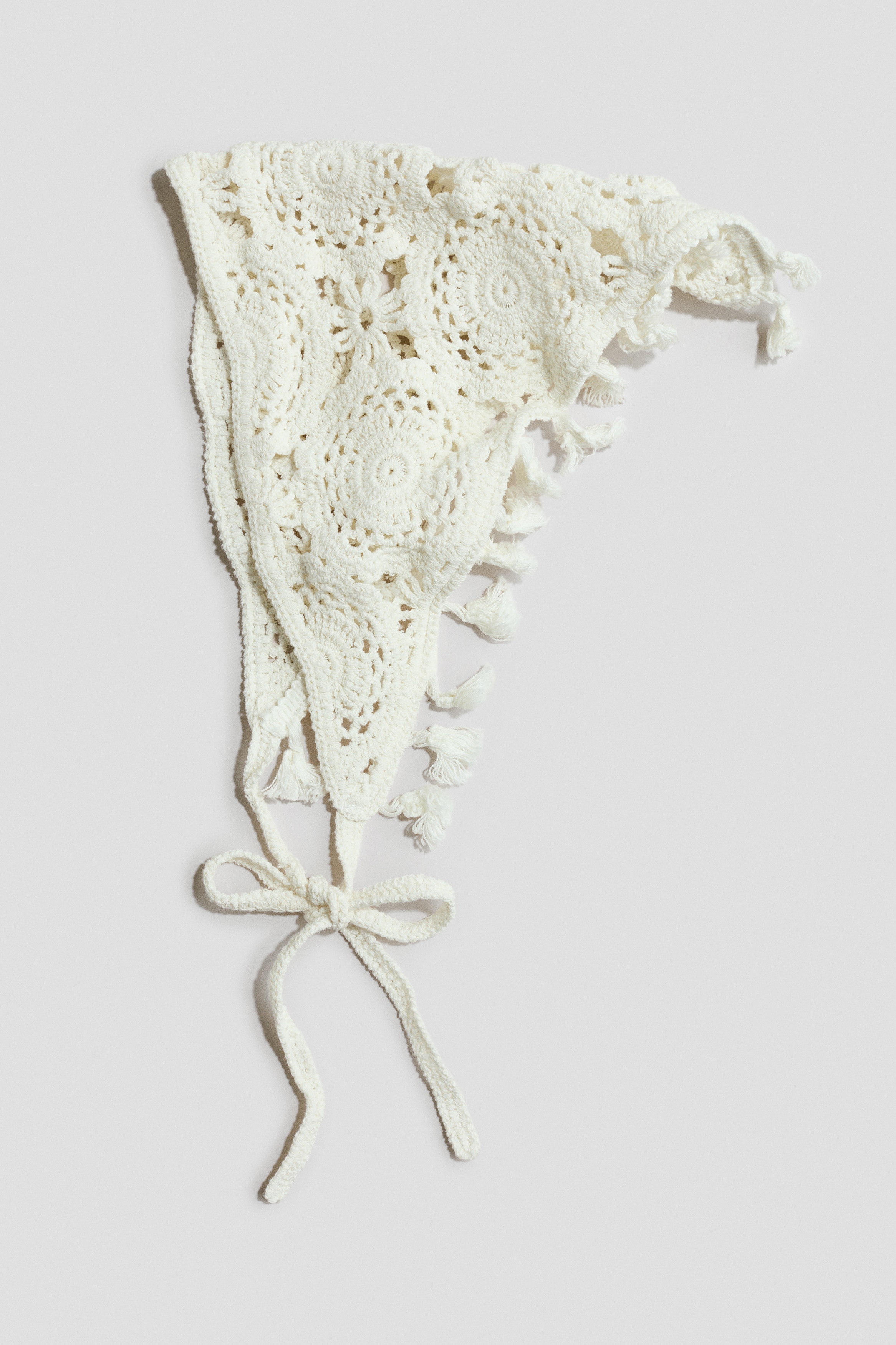 Pañuelo para la cabeza efecto crochet