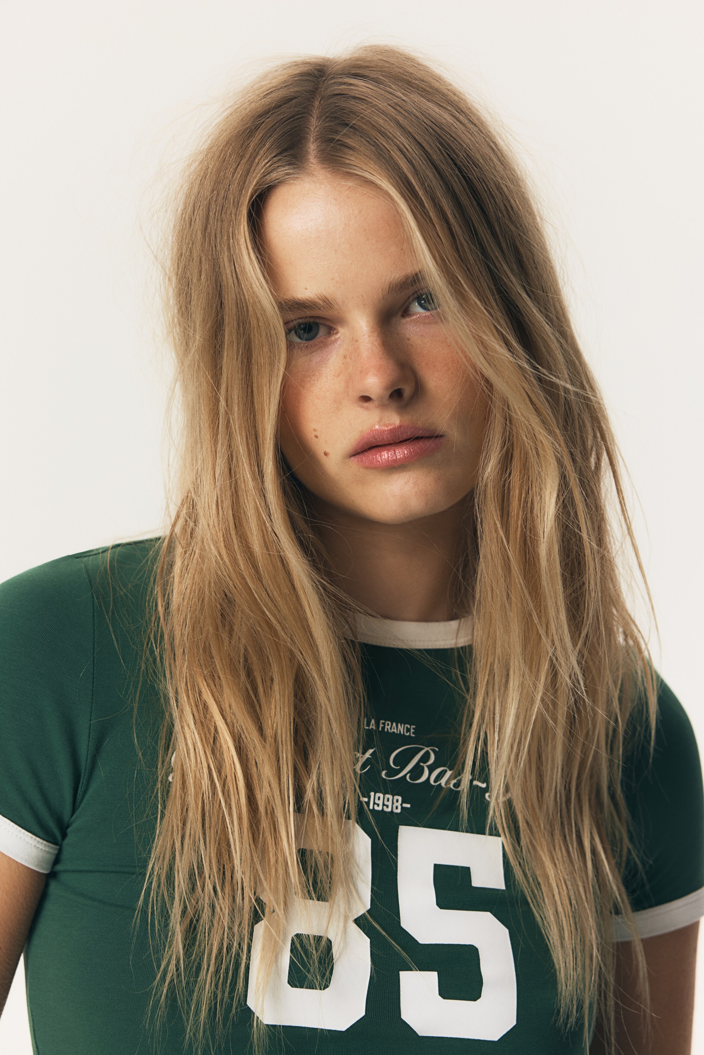 Fitted cotton T-shirt