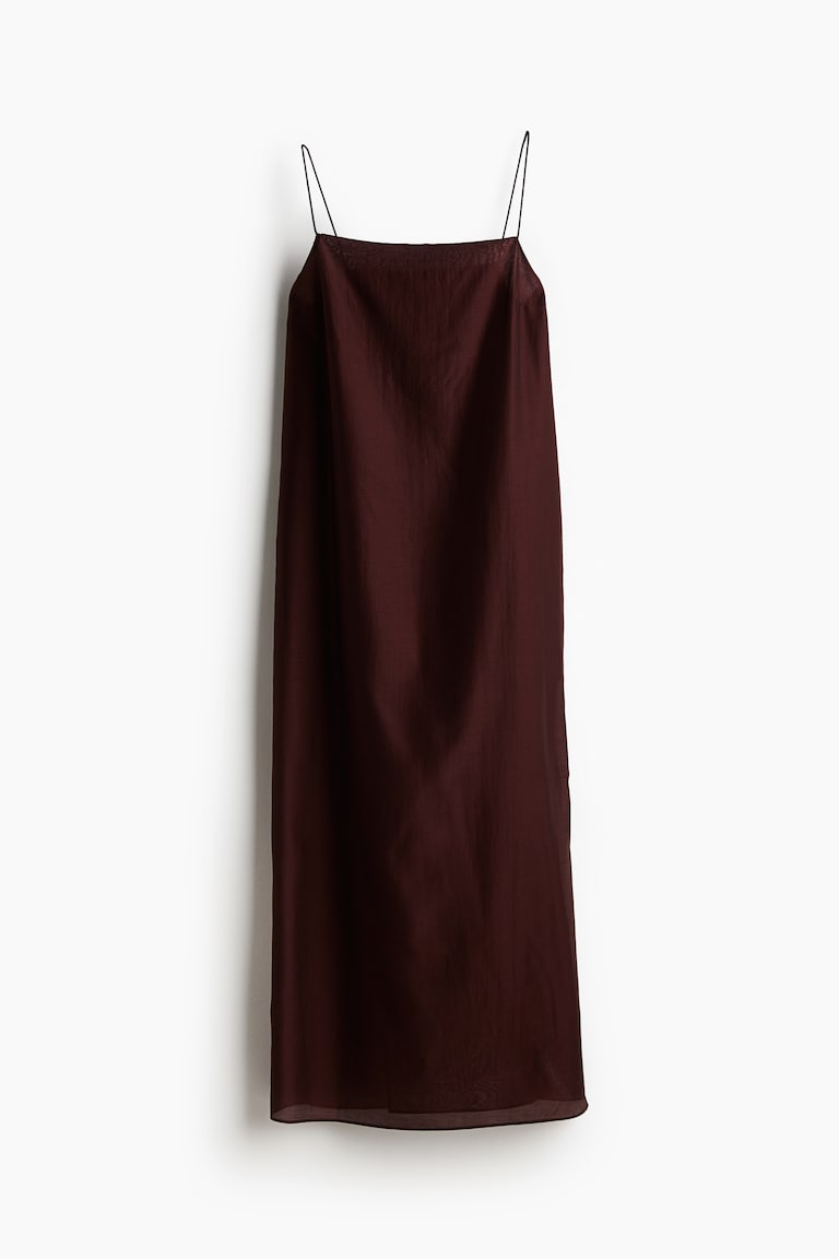 burgundy strappy dress Burgundy Strappy Side Slit Bodycon Dress