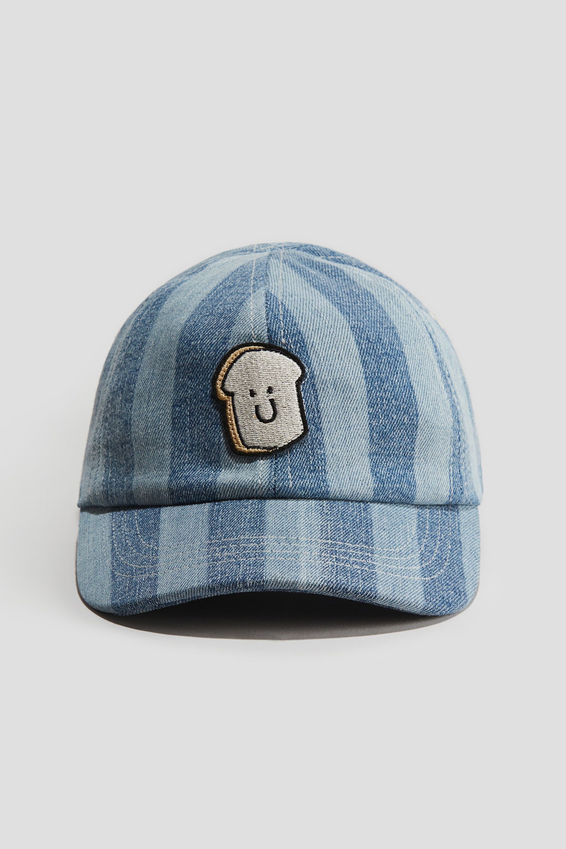 Motif-Detail Denim Cap