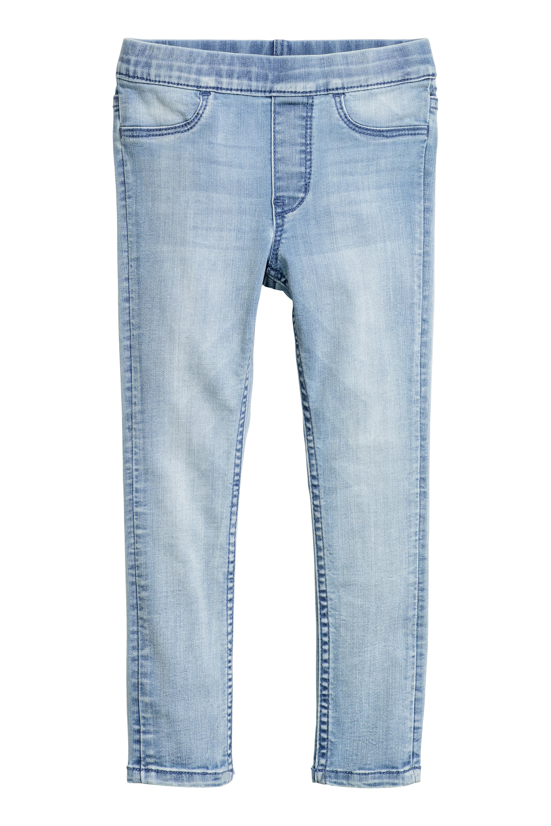 View larger image: Superstretch denim leggings - Light denim blue - Kids | H&M GB 1