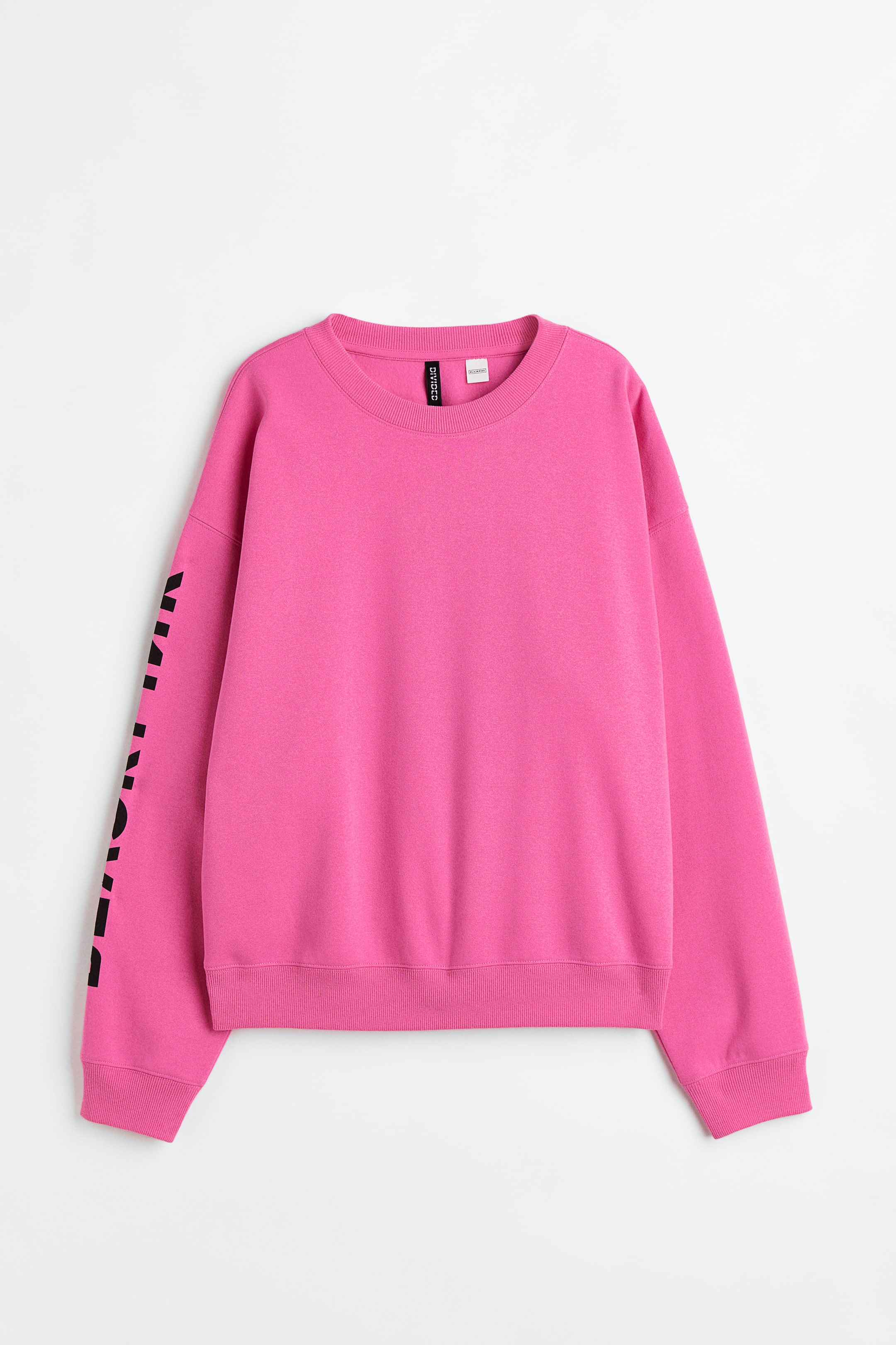 View larger image: Printed sweatshirt - Cerise/Blackpink - Ladies | H&M IN 1