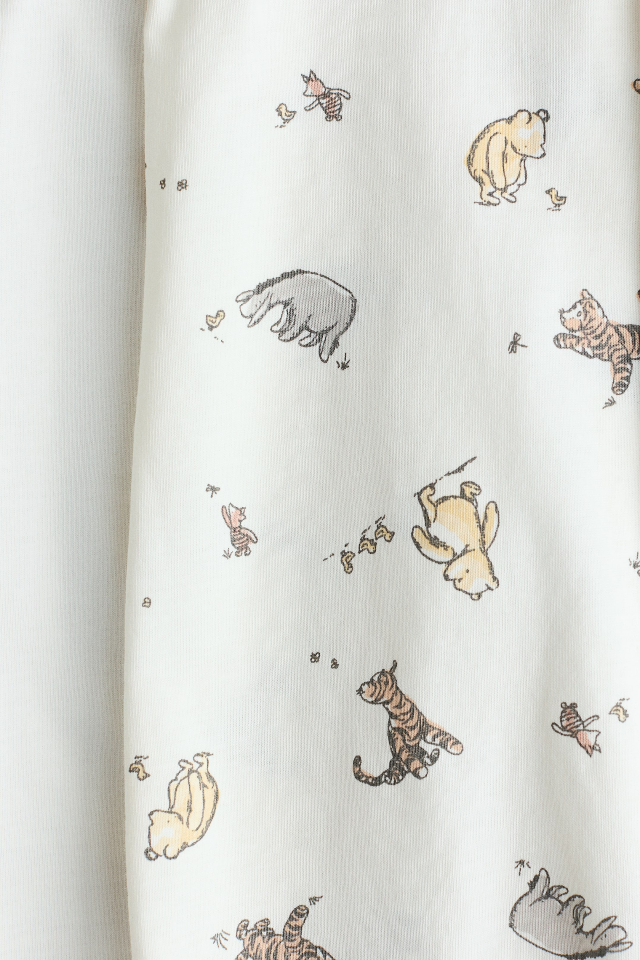 이미지 확대 보기: 발싸개 파자마 수트 2피스 세트 - 화이트/곰돌이 푸 - Kids | H&M KR 2