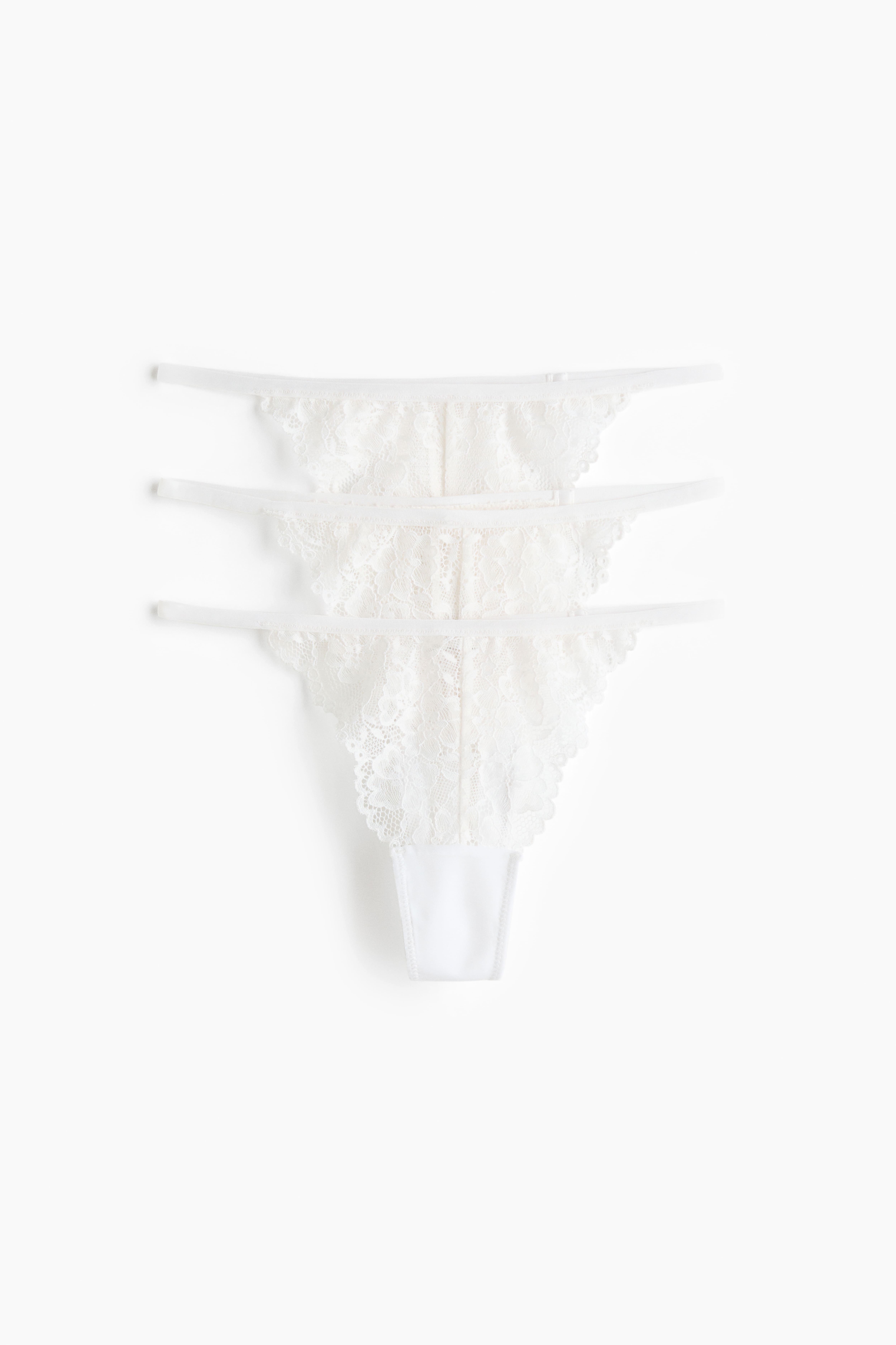 3-pack Lace Thong Briefs