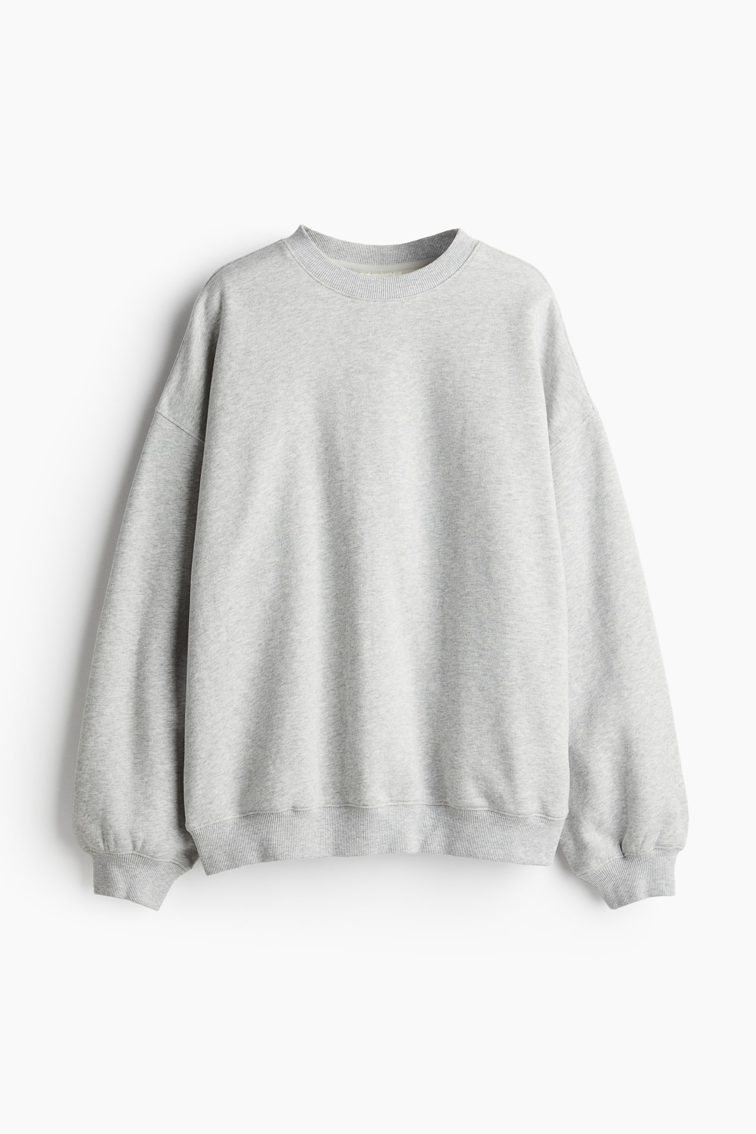 Sports sweatshirt in DryMove™ - Light grey marl/Light beige - 2