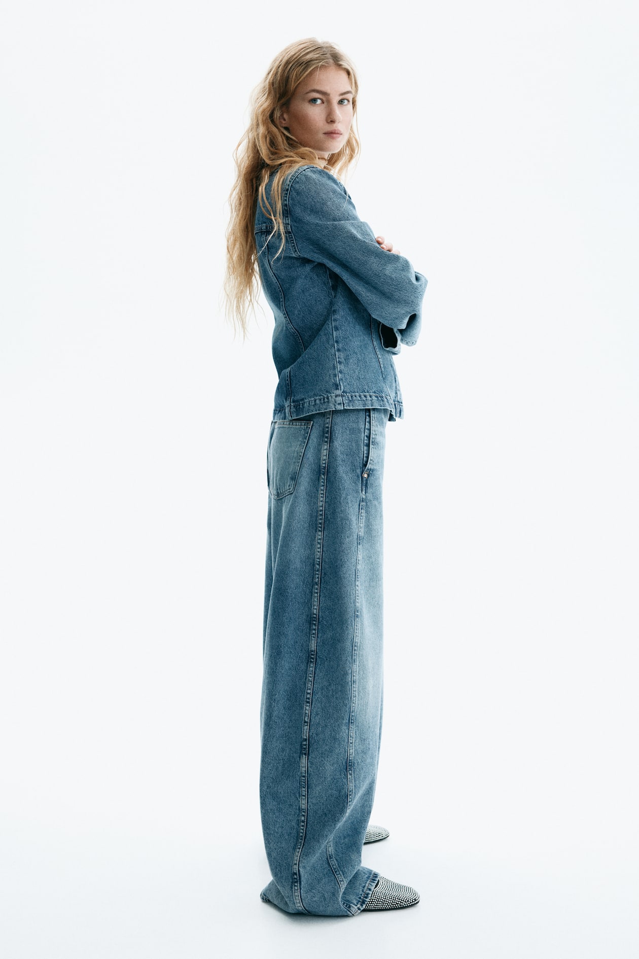 High-Rise Barrel-Leg Jeans - image 4