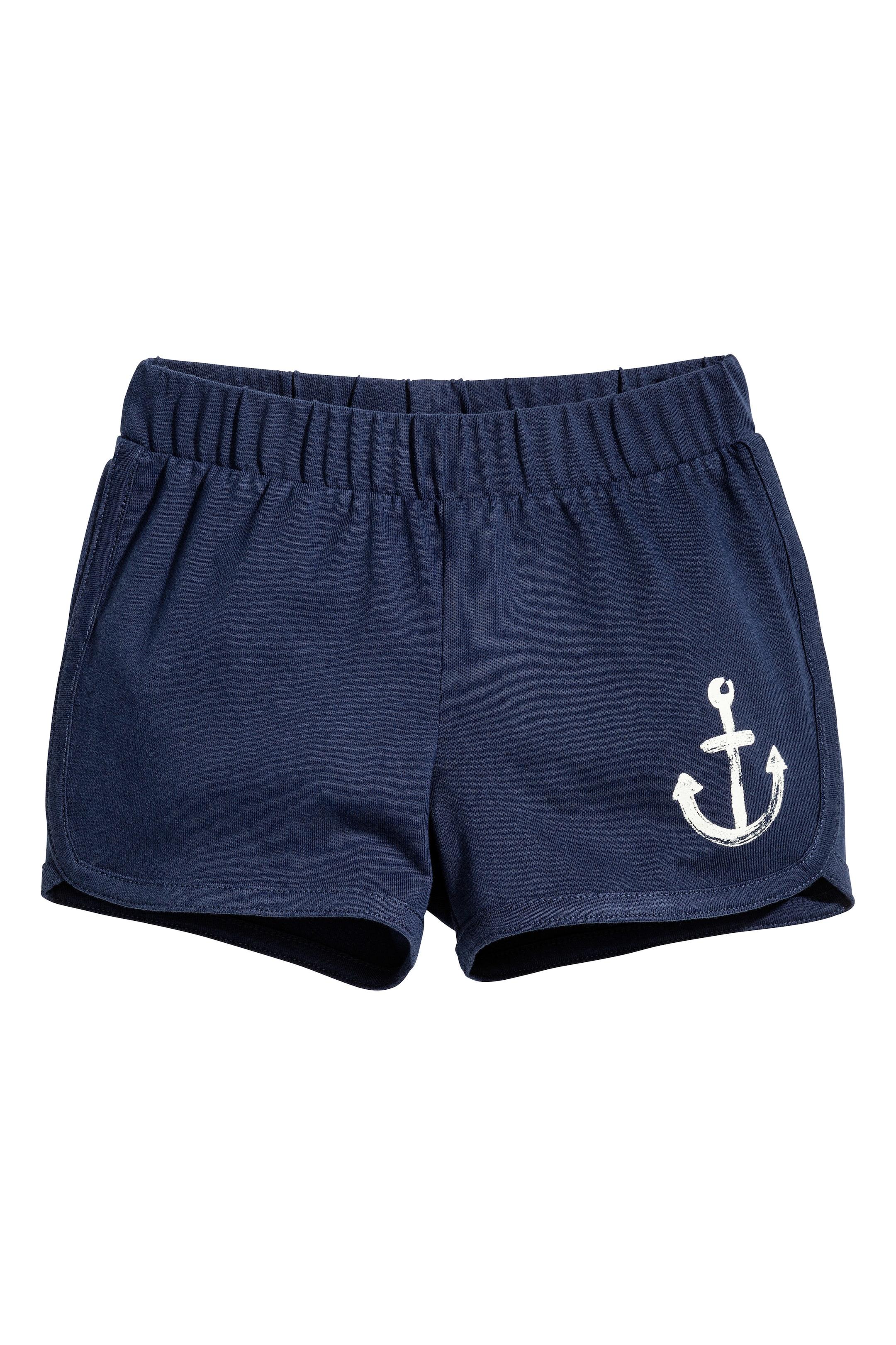 Näytä suurempi kuva: Trikooshortsit - Tummansininen/Ankkuri - Kids | H&M FI 1