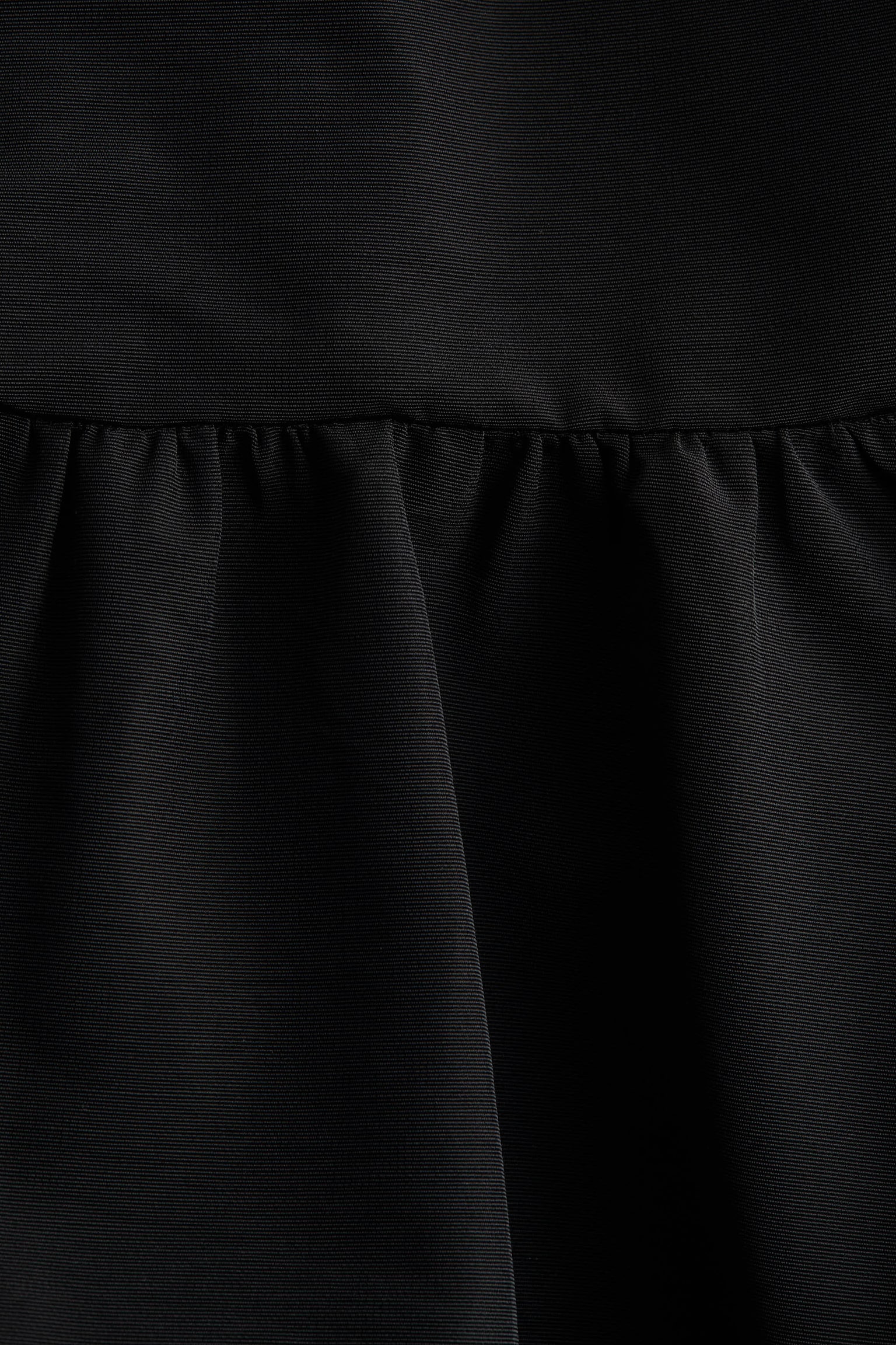 Tie-detail peplum top - Black/Red/Dark red - 5