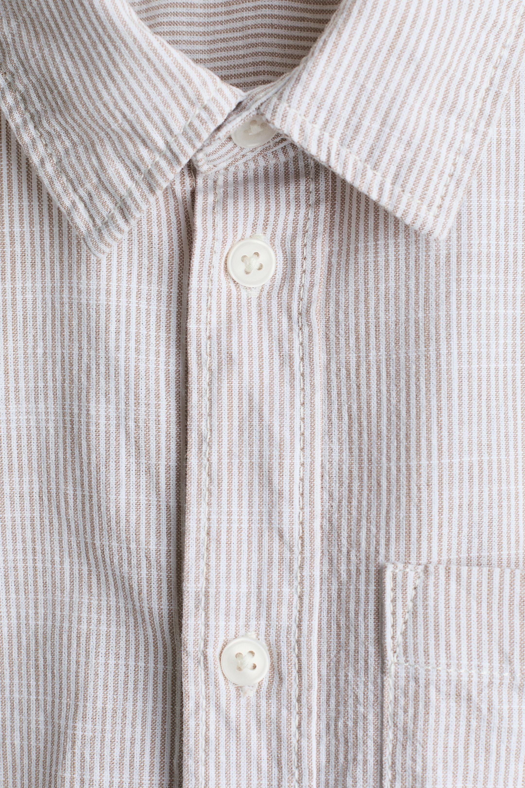 Short-Sleeved Cotton Shirt