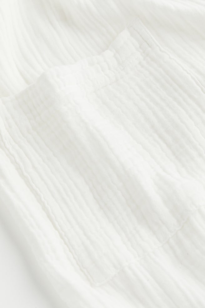 Robe de chambre en mousseline - Blanc/Taupe clair/Vert sauge/Beige clair - 6