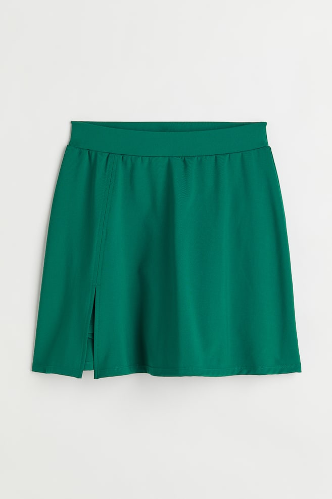 Tennis skirt - Dark green/Black/White - 1