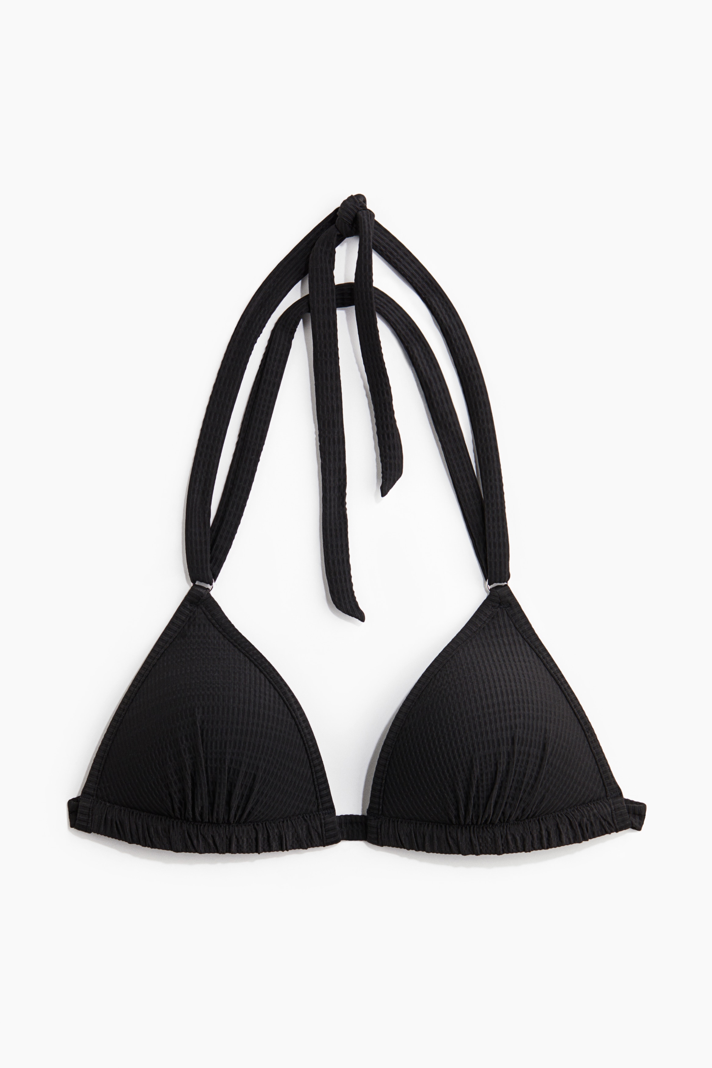 Τριγωνικό σουτιέν μπικίνι push-up - Μαύρο/Μπλε/Γκριζοπράσινο