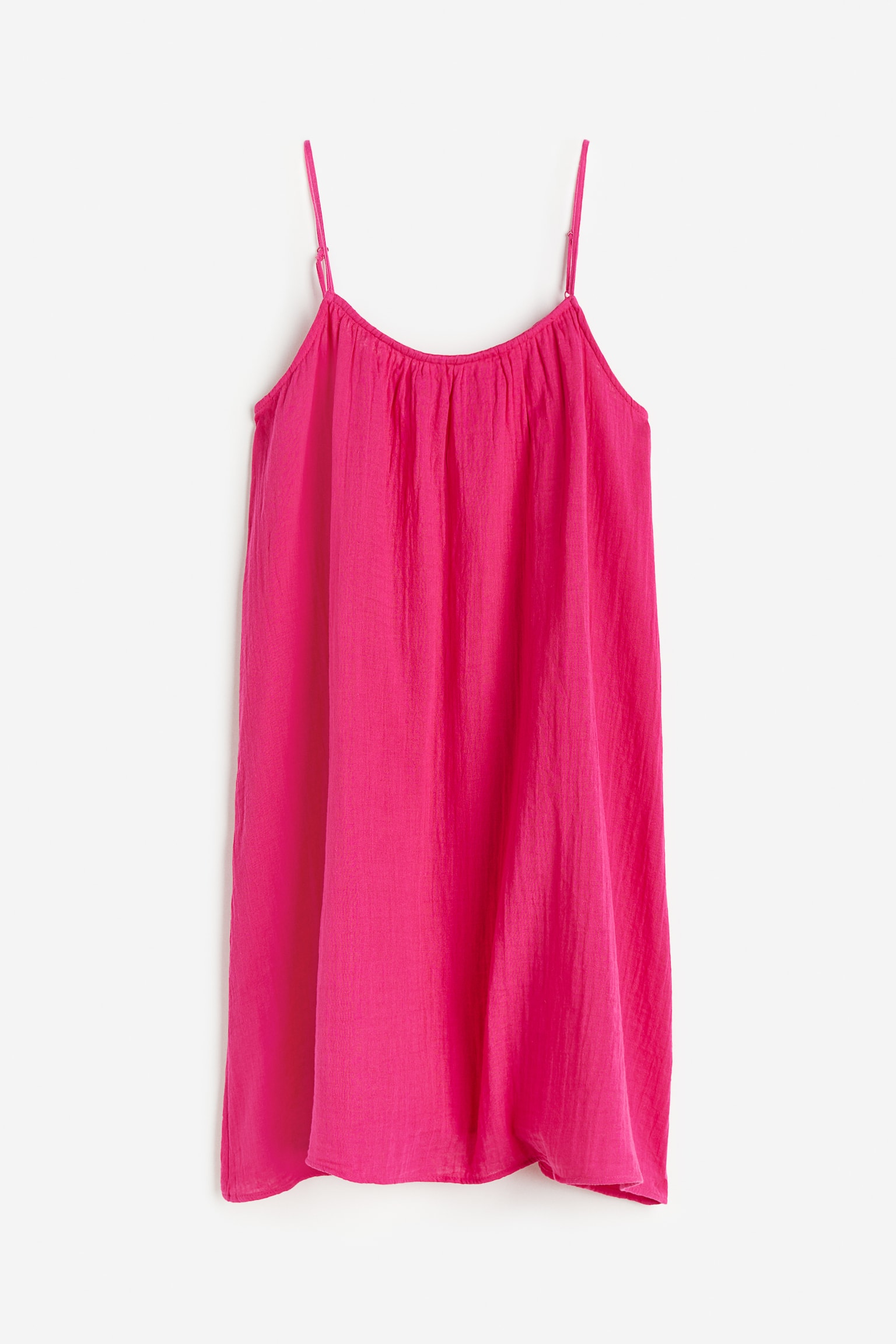 Sleeveless Dress - Cerise/Green - 1