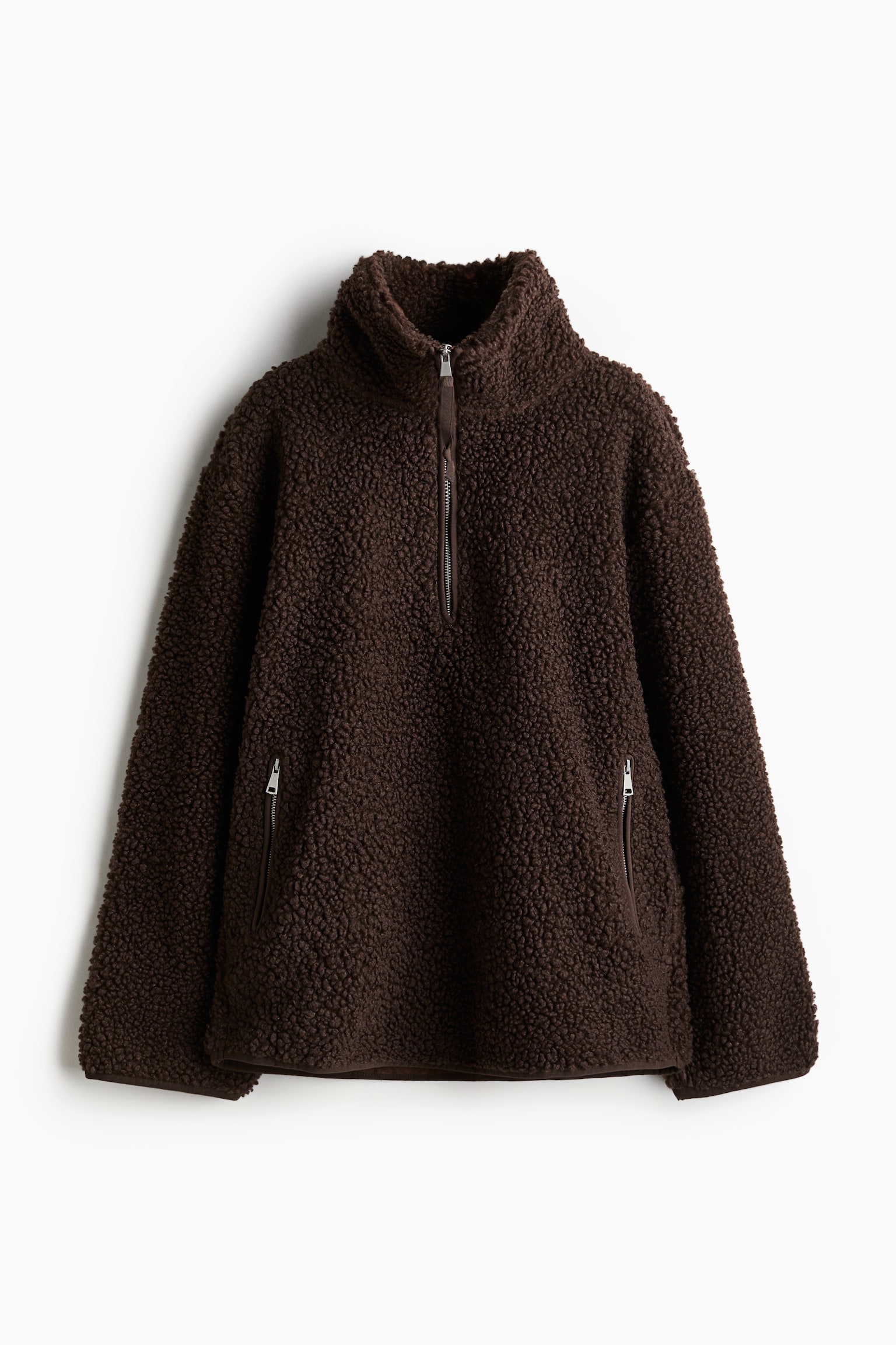 MAMA Before & After Zip-top teddy jacket - Dark brown - 2