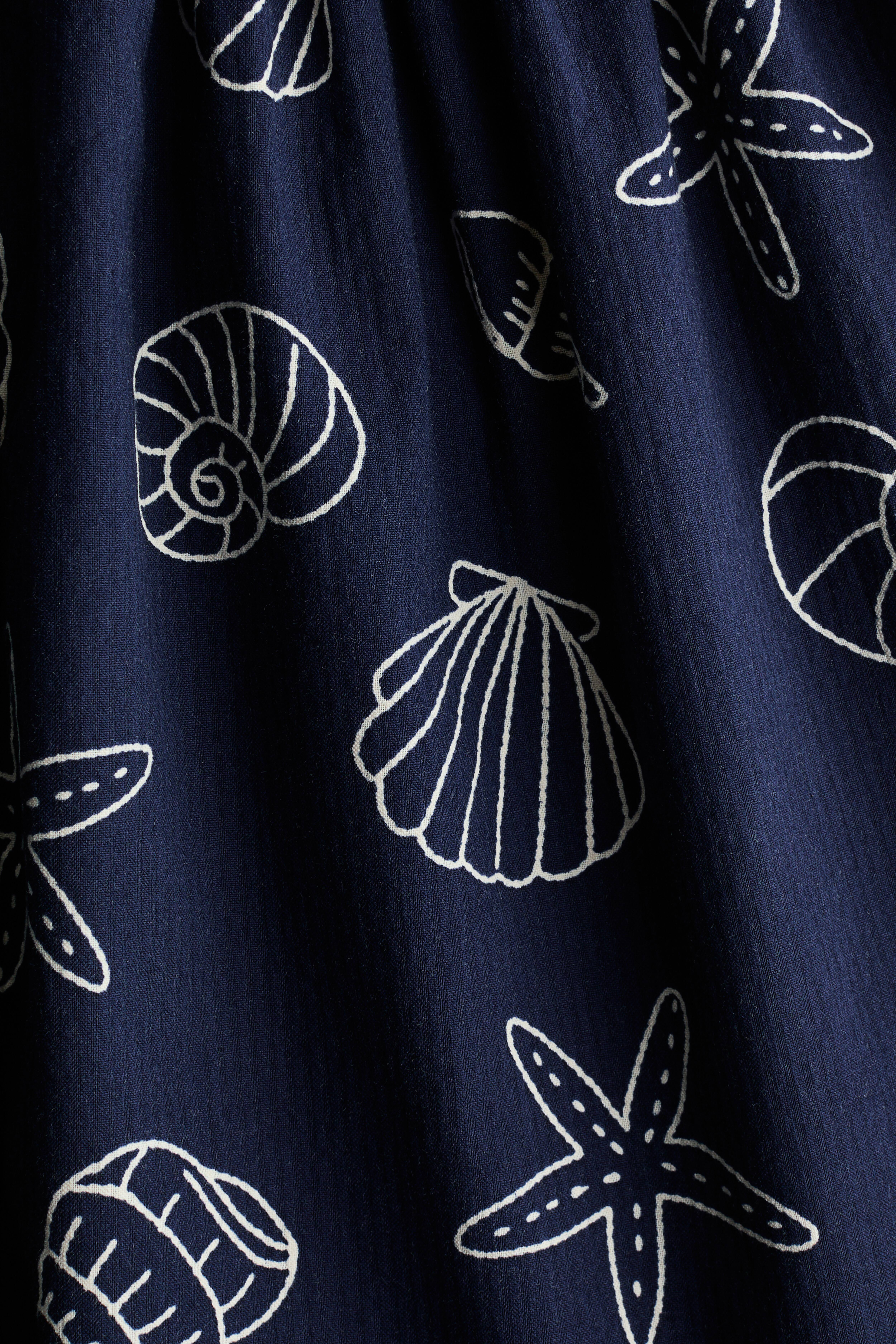 Patterned Seersucker Dress