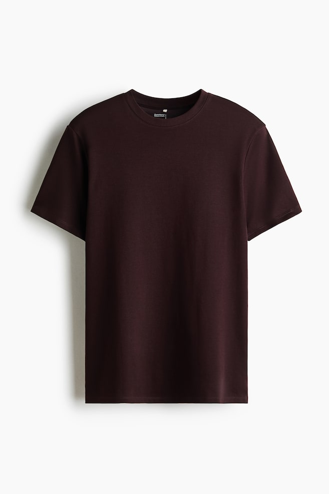 Cooling Regular Fit T-shirt - Dark brown/White/Natural white/Black/Light grey marl/Dark blue/Dark grey marl/Dark beige/Brown/Navy blue - 1