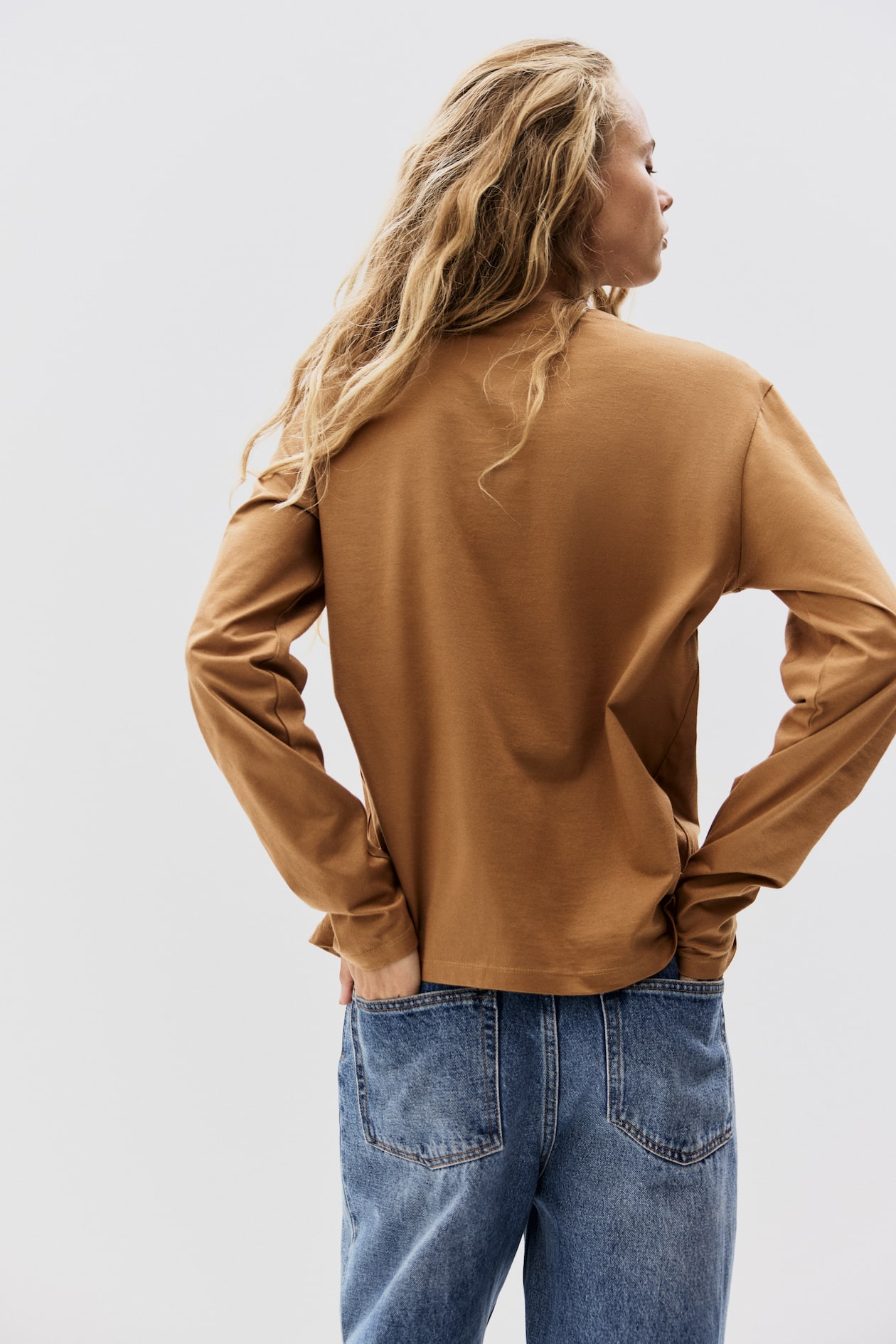 Long-Sleeved Cotton Top - image 4