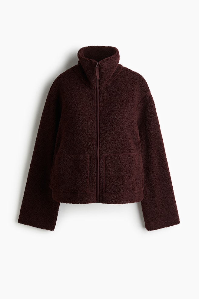 Teddy jacket - Burgundy - 1