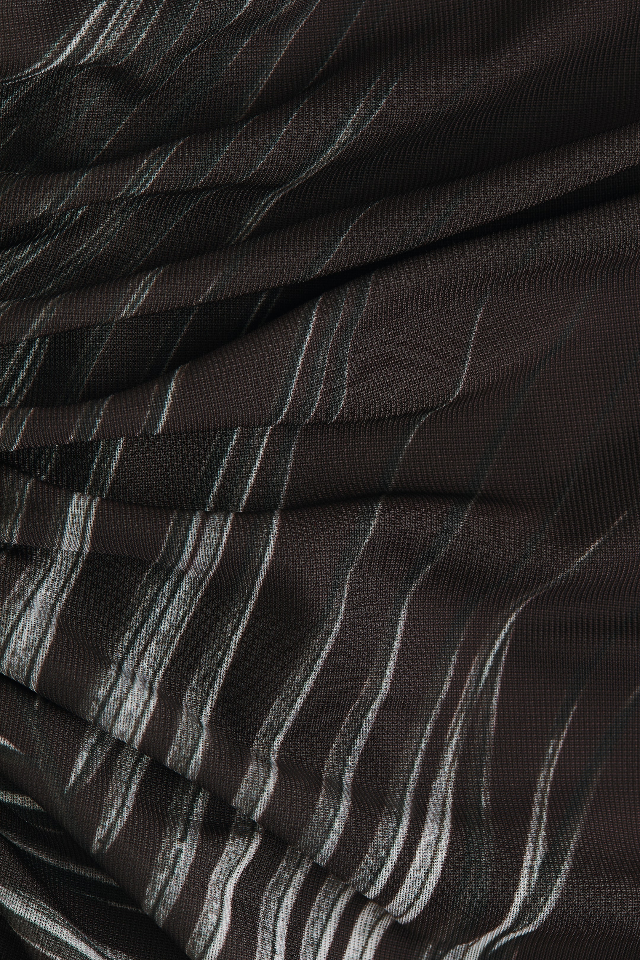 View larger image: Draped Midi Dress - Black/patterned - Ladies | H&M US 6