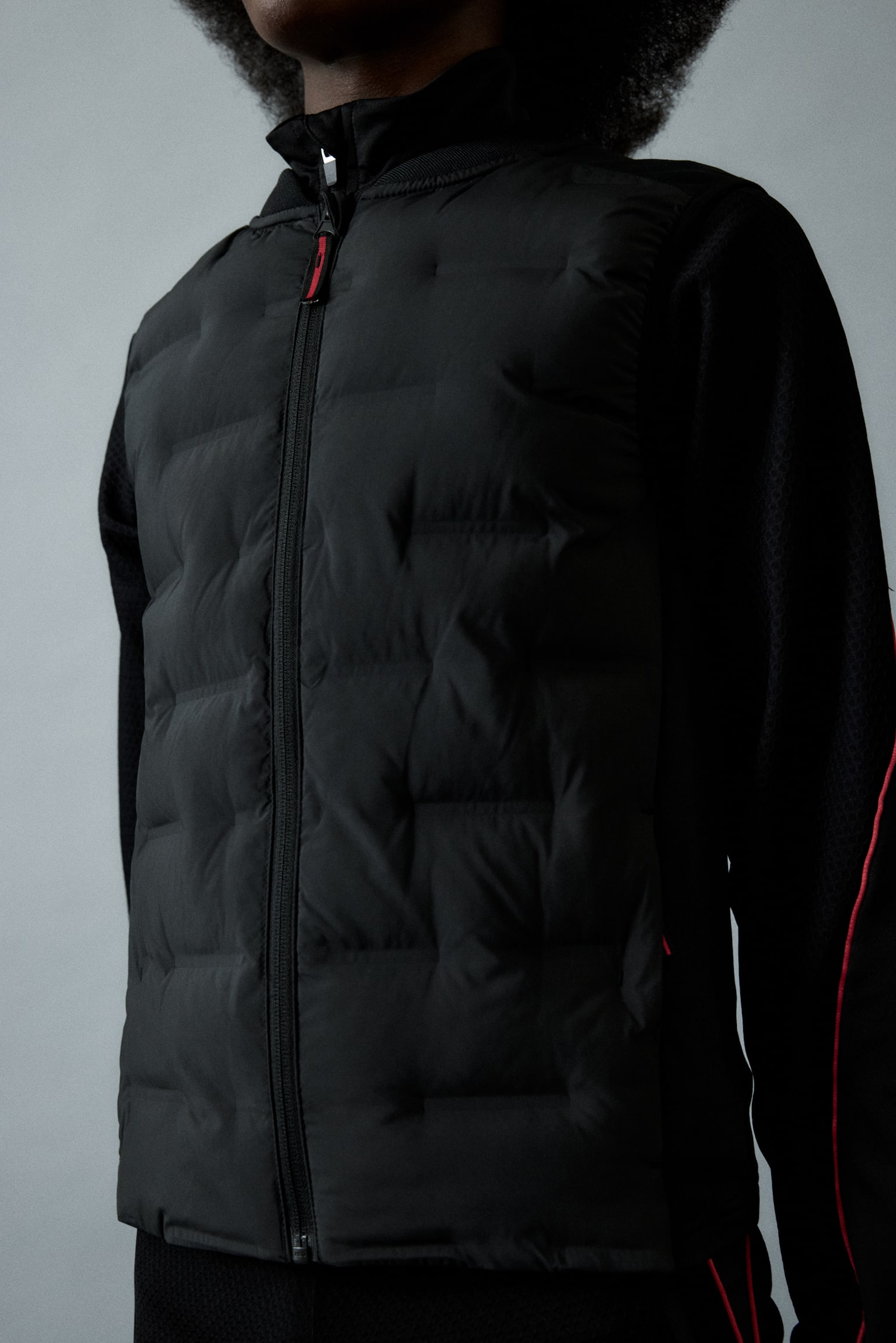 Утеплений футбольний жилет Regular Fit ThermoMove™ - Чорний - 7